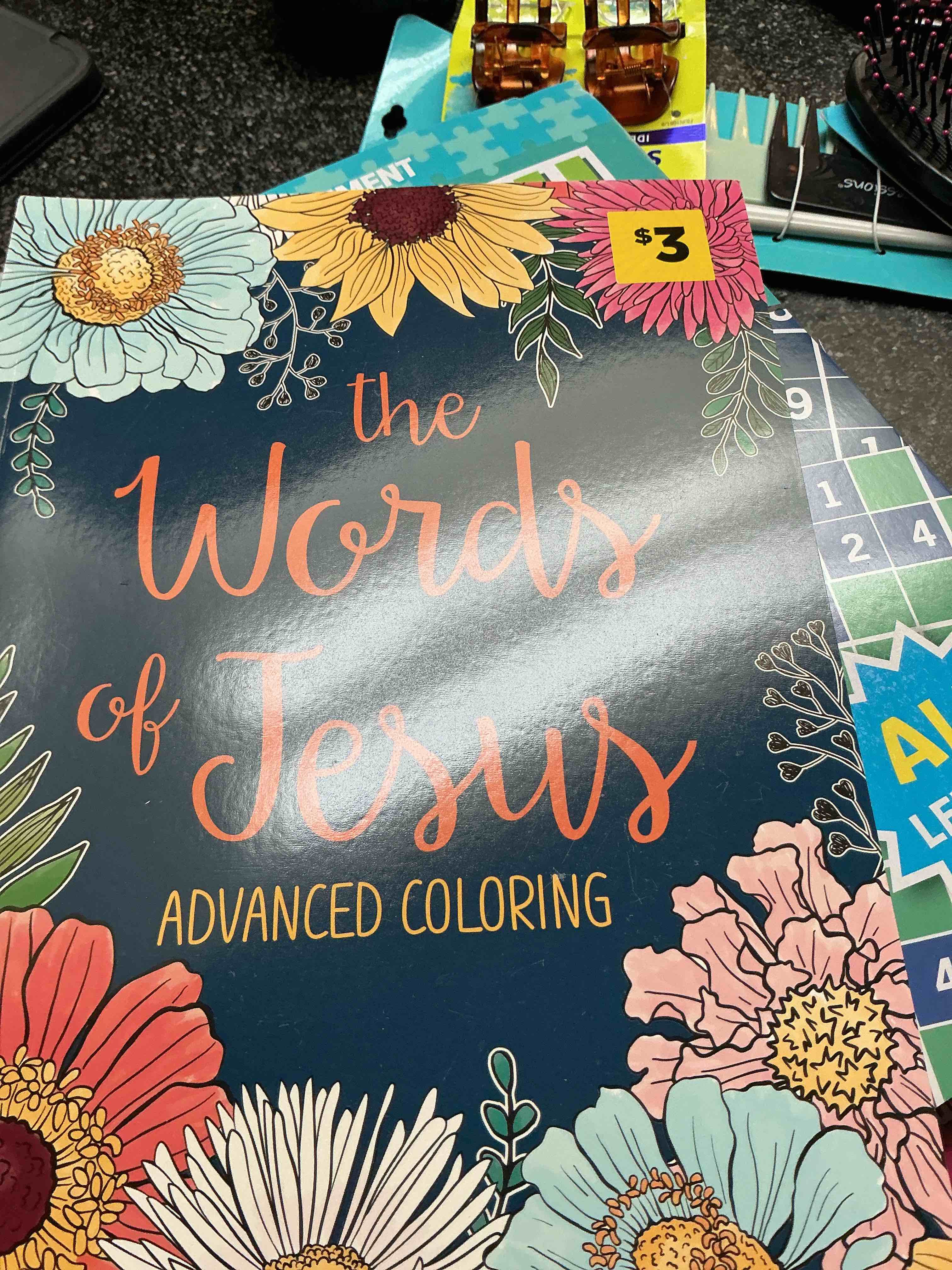 Condition photo showing New/Like New for The Words Of Jesus Advanced Coloring 