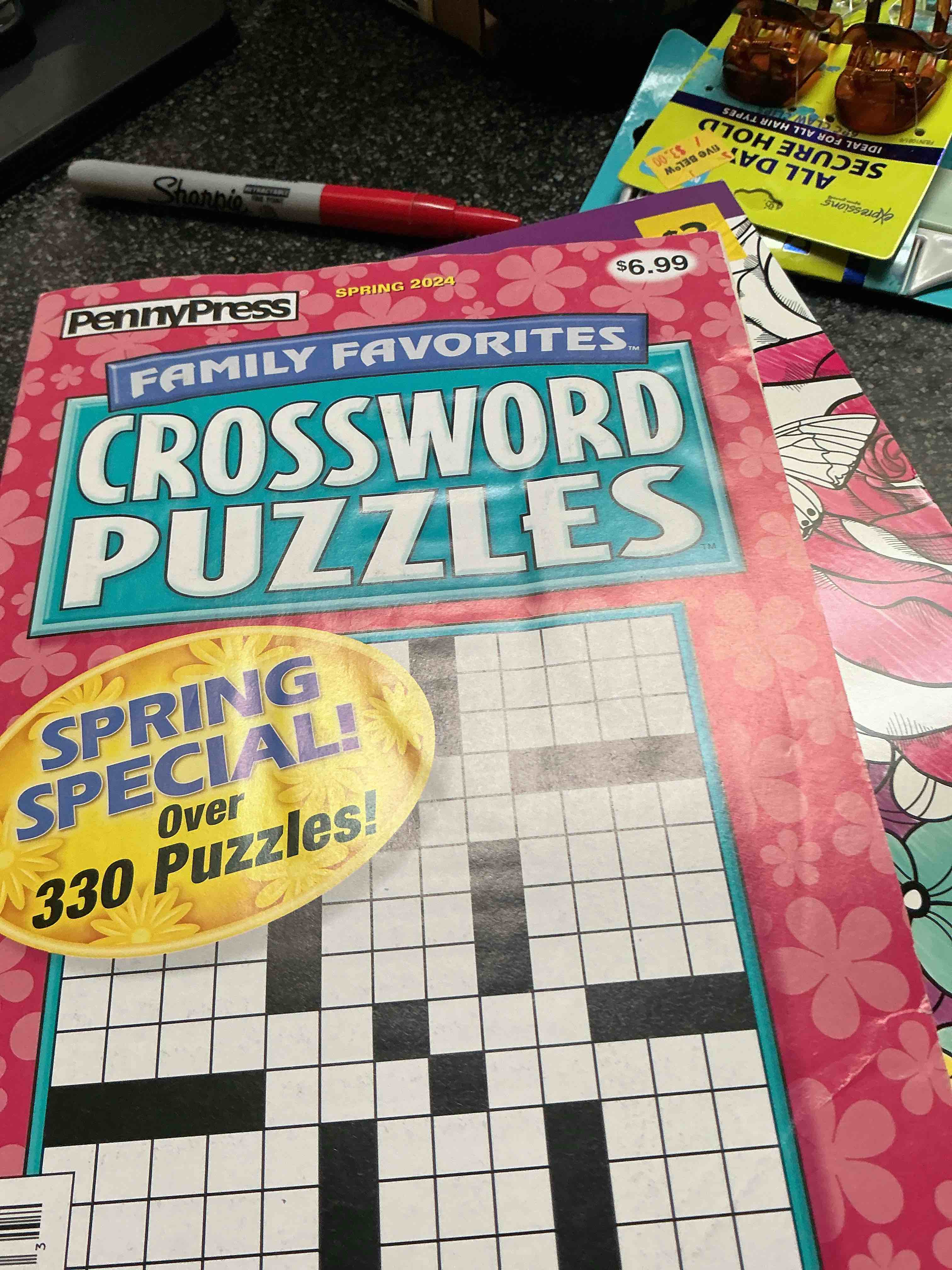 Condition photo showing New/Like New for Penny Press Family Favorites Cossword Puzzles Over 300 Puzzles 