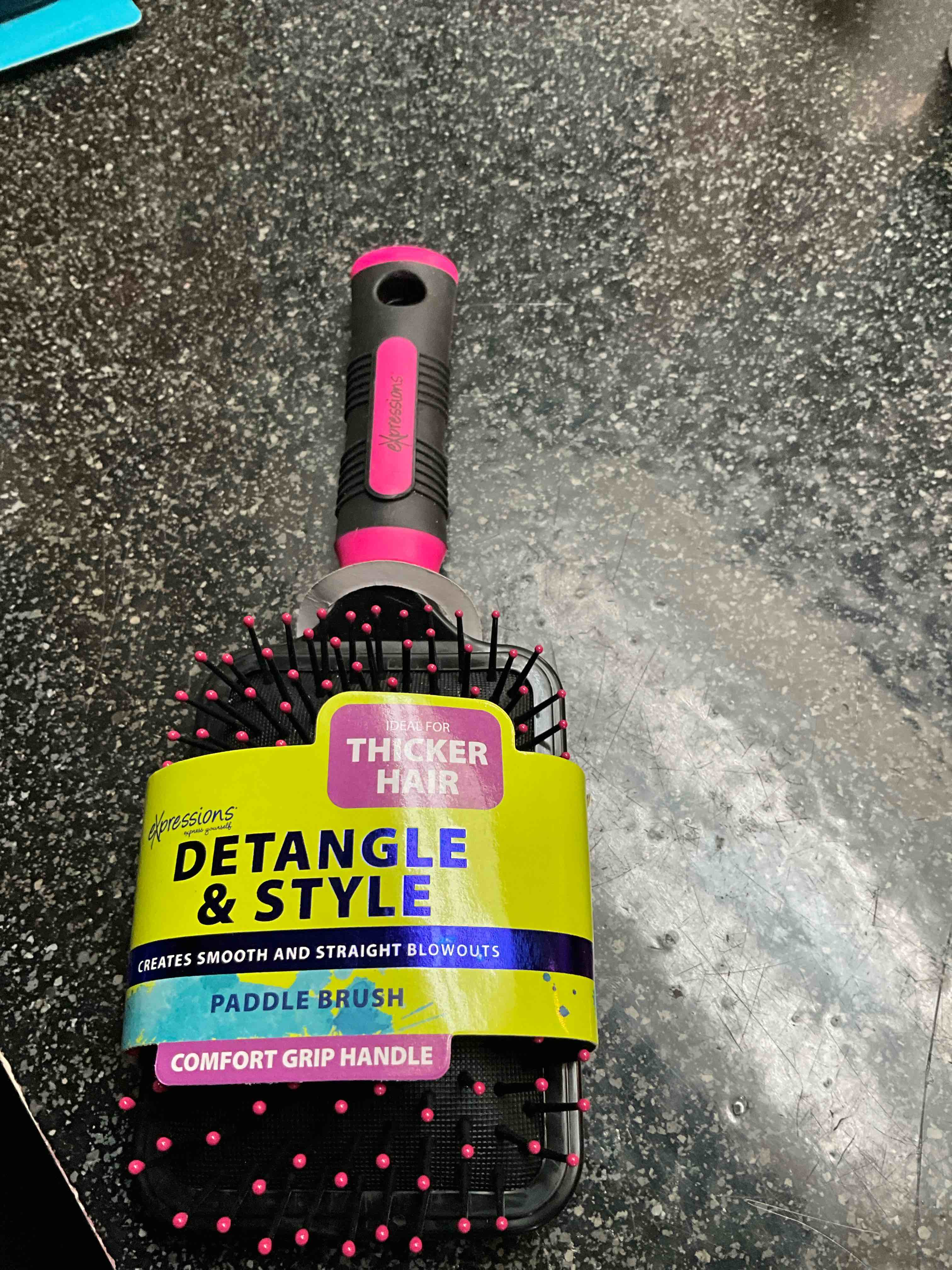 Condition photo showing New/Like New for Expressions Detangle & Style - Paddle Brush 