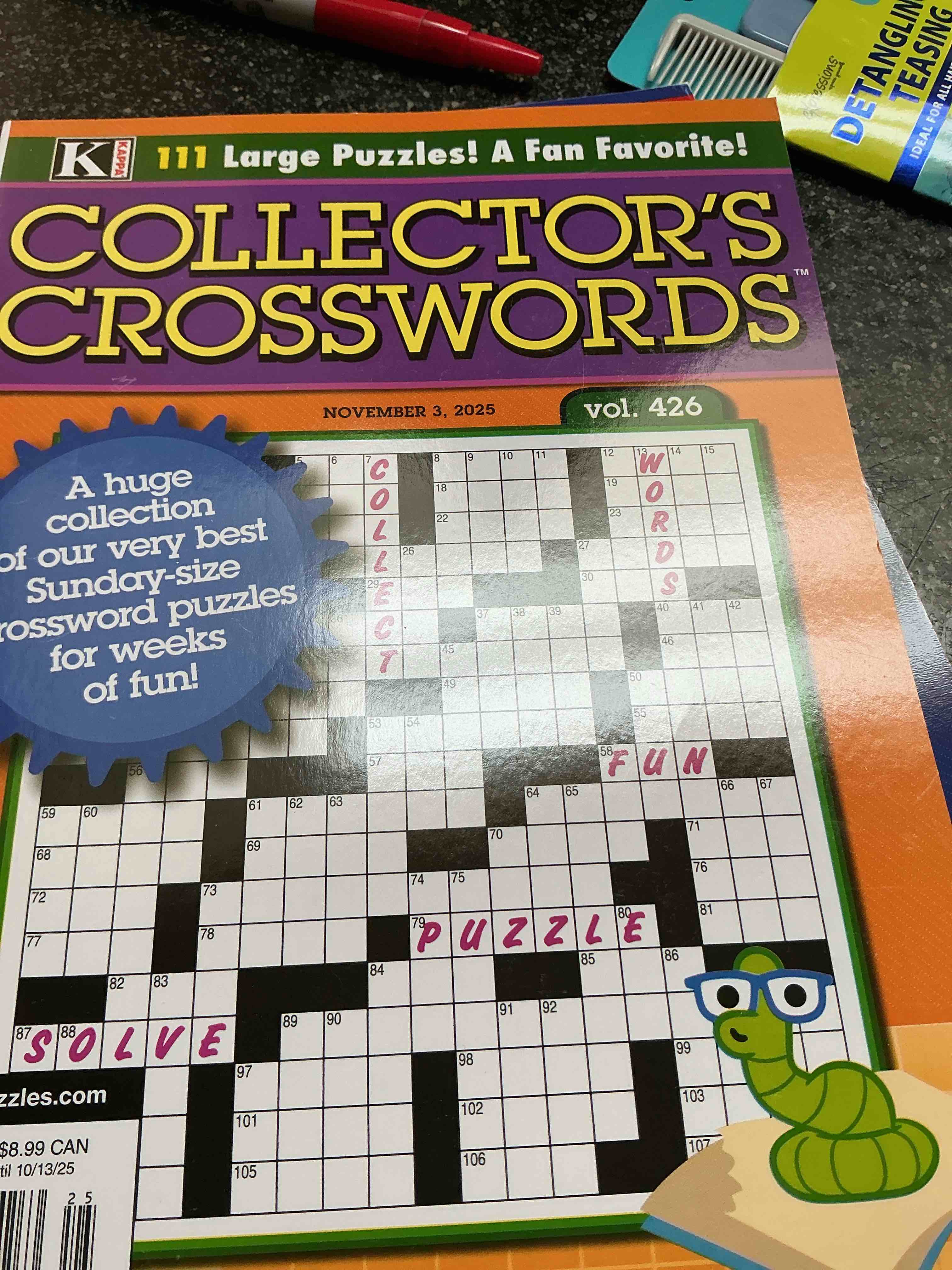 Condition photo showing New/Like New for Kappa 111 Large Puzzles A Fan Favorites Collection Crosswords Vol. 426