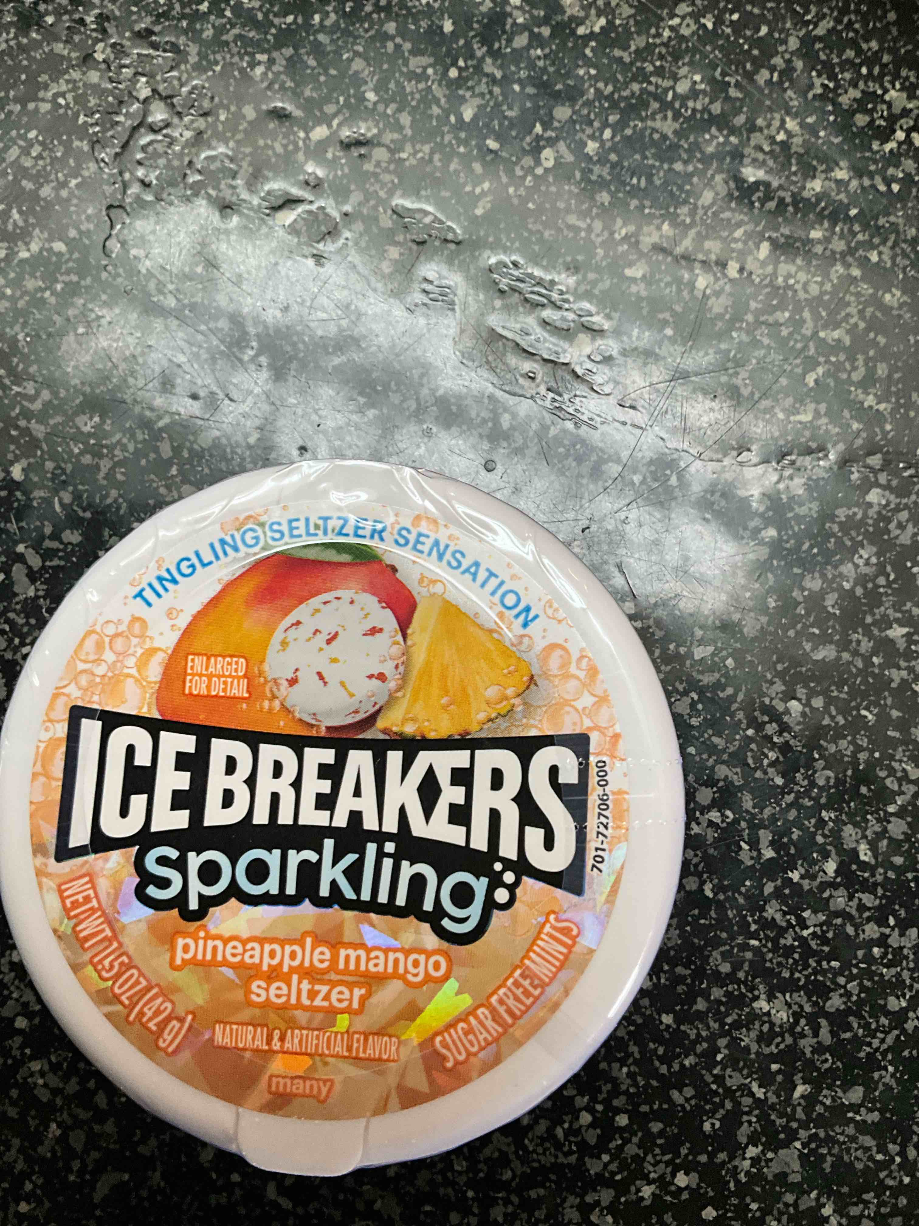 Condition photo showing New/Like New for ICE BREAKERS - Sparkling - Pineapple Mango Seltzer 1.5 oz