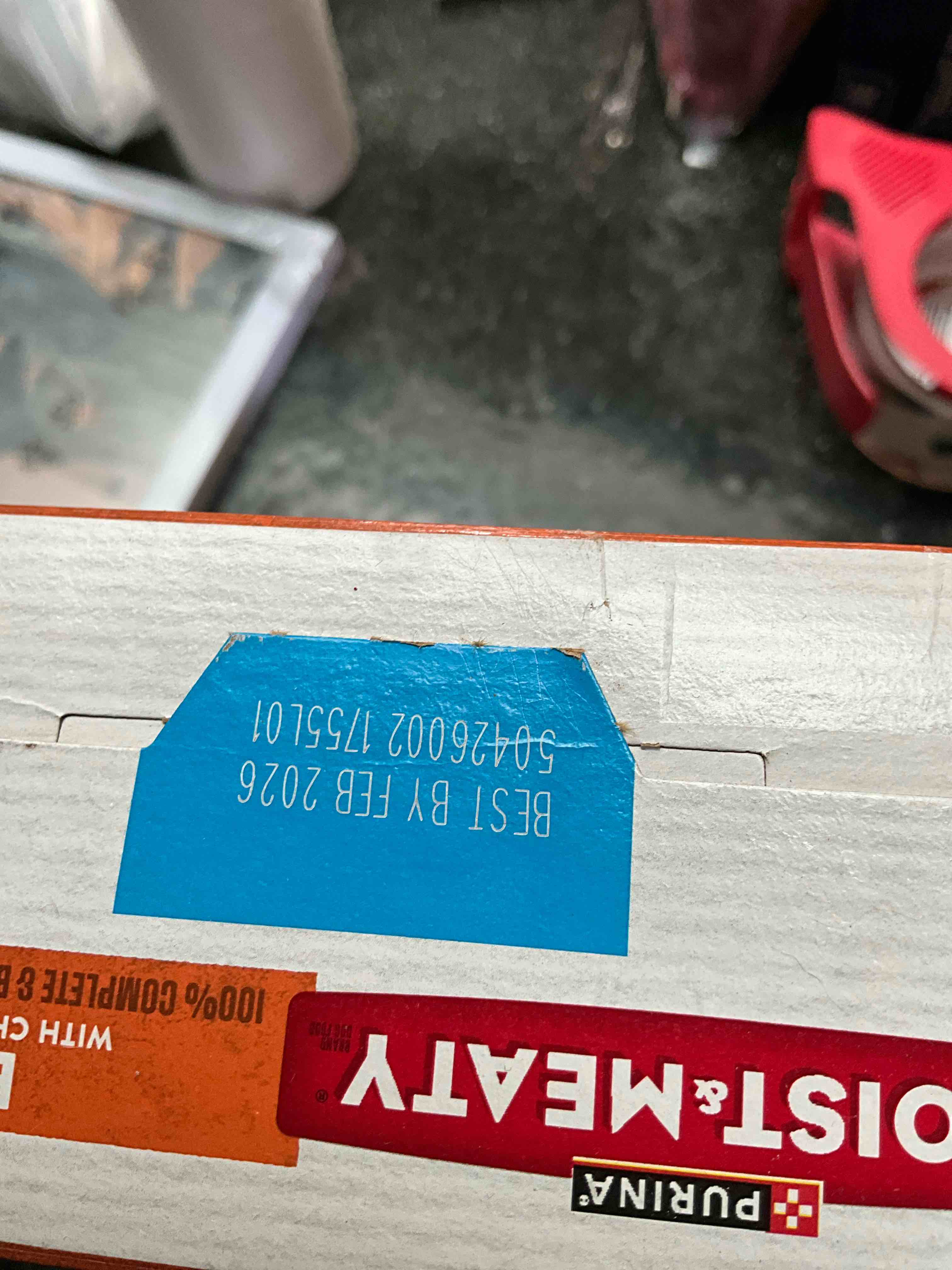 Condition photo showing As Is for Purina Moist & Meaty - Burger with Cheddar Cheese Flavor - 6 pouches 