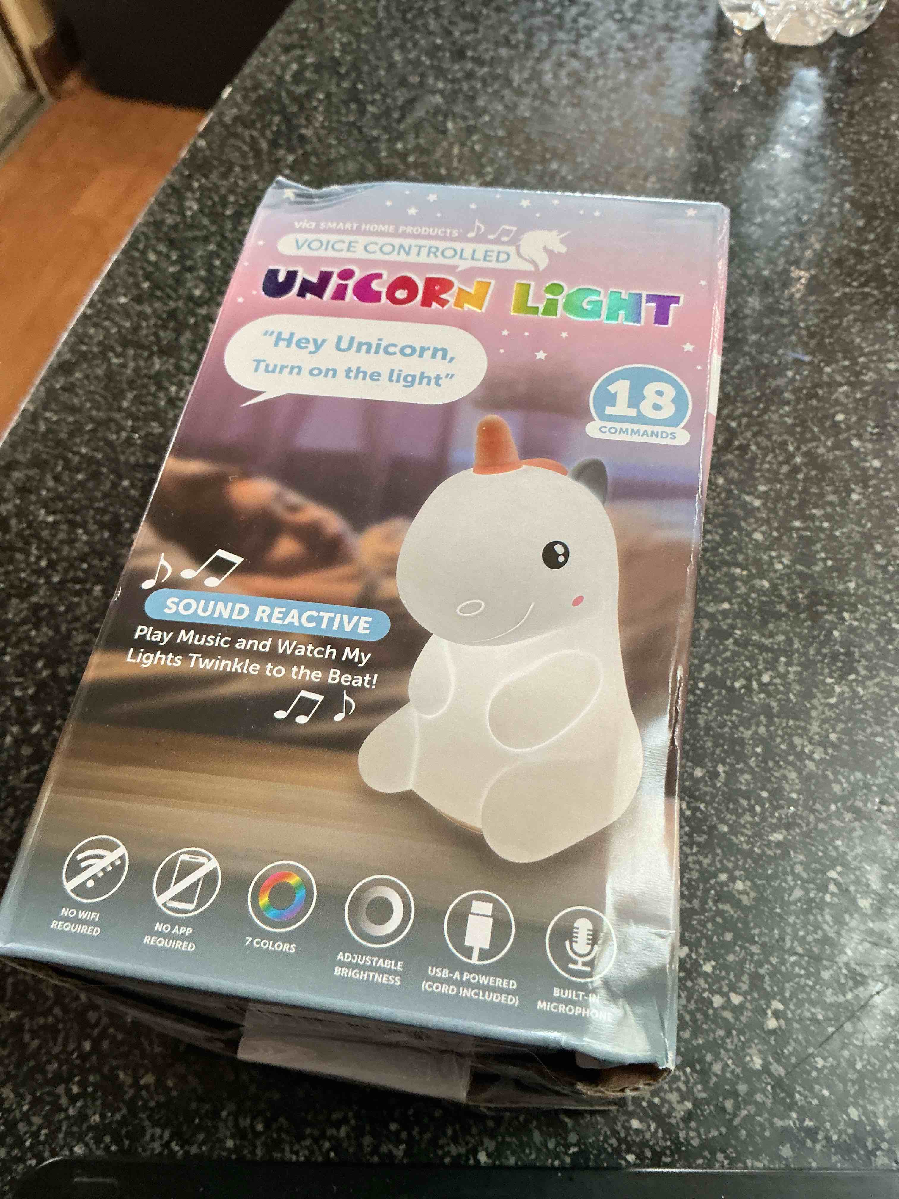 Unicorn Light Voice Controlled 18 Commands 