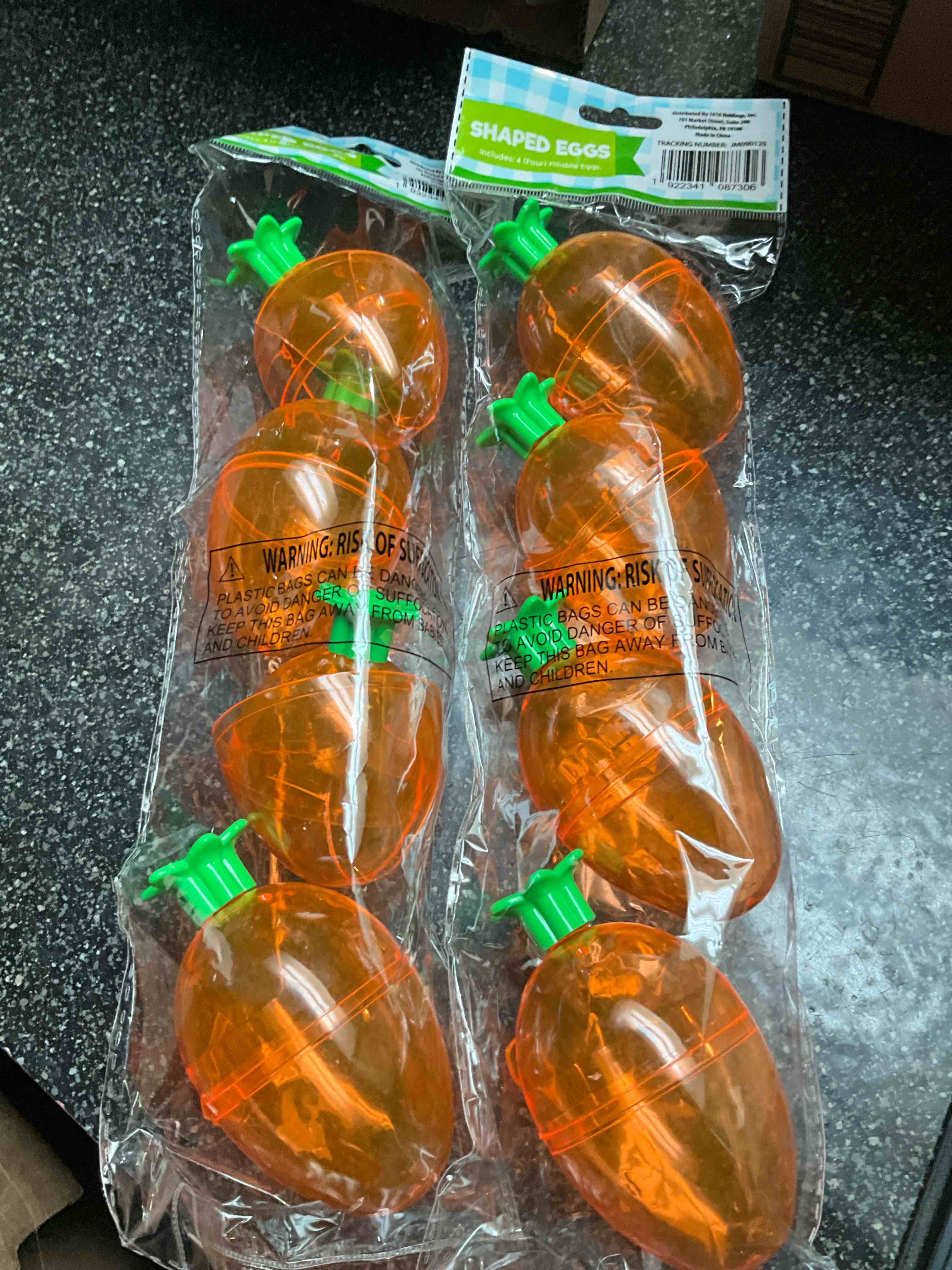 Carrot Shaped Eggs - 4 count 