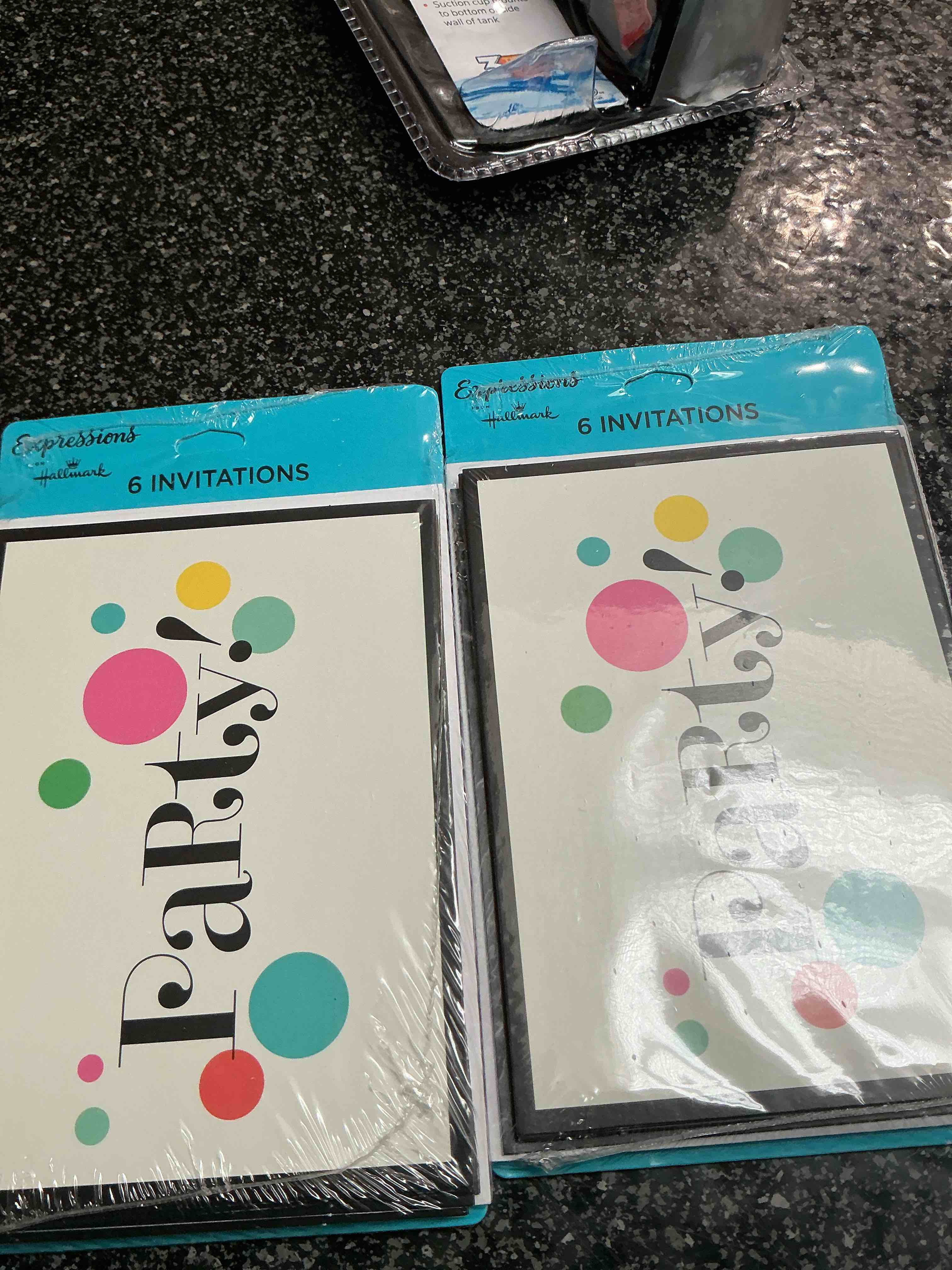 hallmark expression  6 invitations cards  