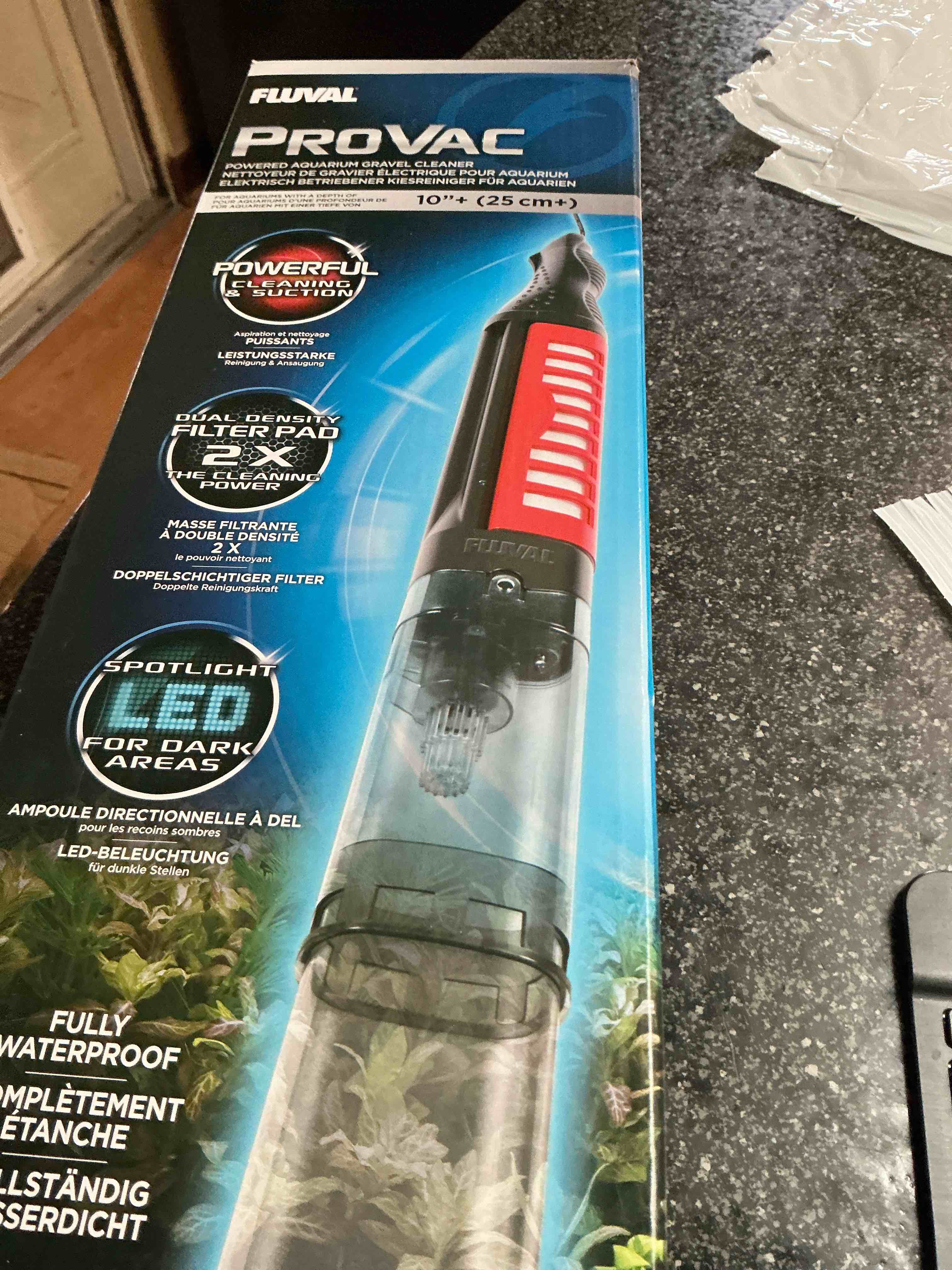 fluval 11077 provac powered aquarium gravel cleaner - aquarium gravel vacuum