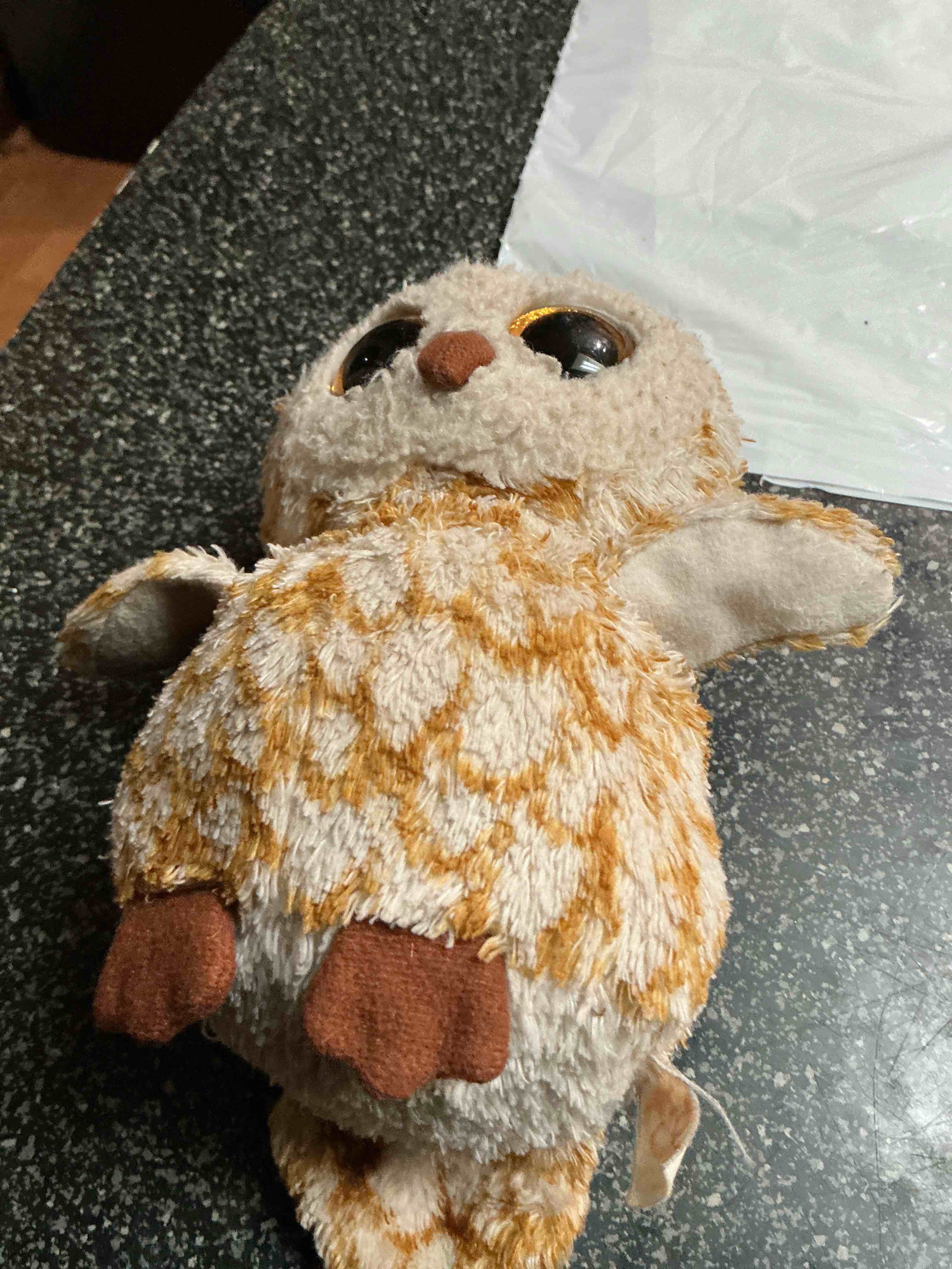 Ty Beanie Boos Swoops Owl Push Toy 