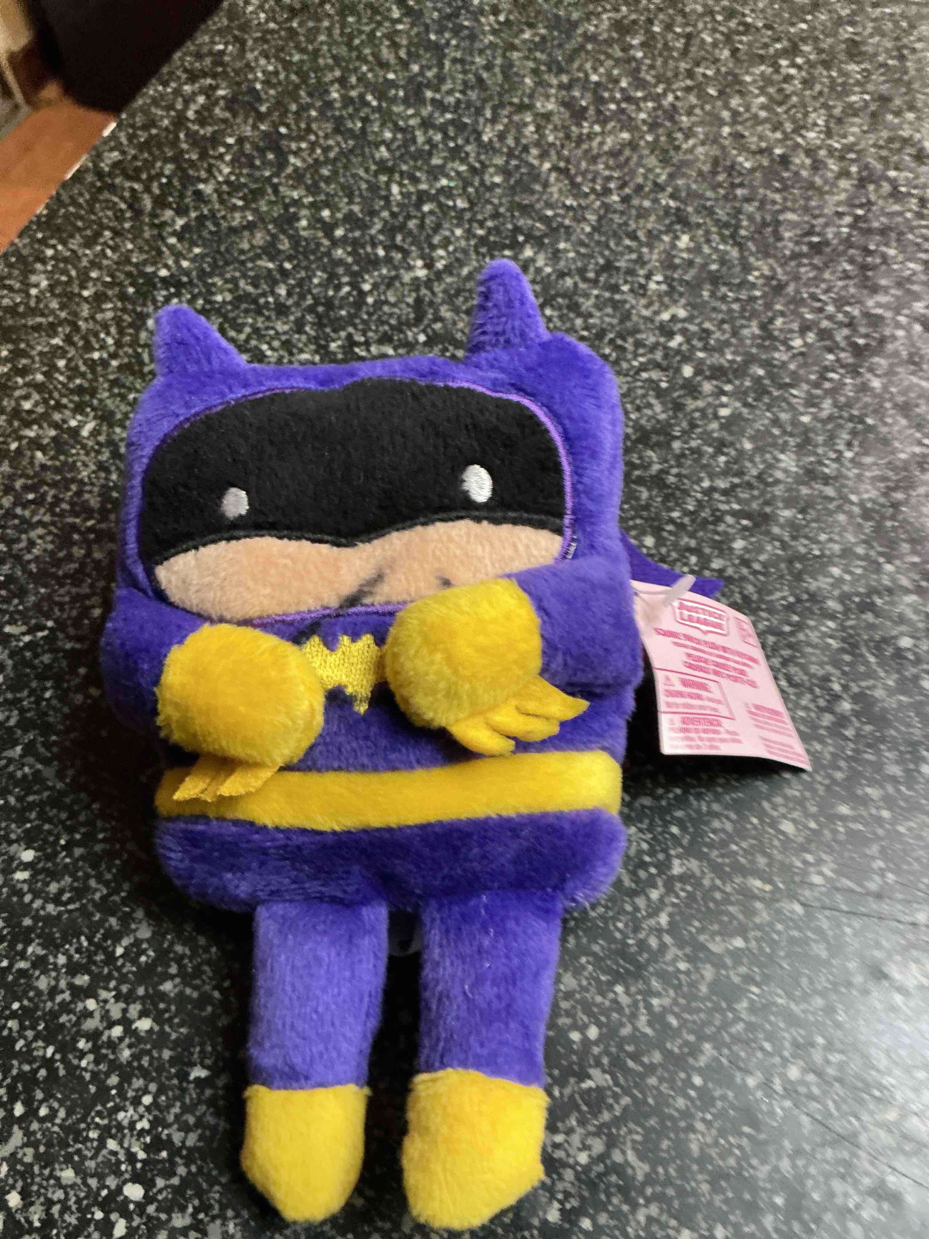 justice league square favor plush with key chain