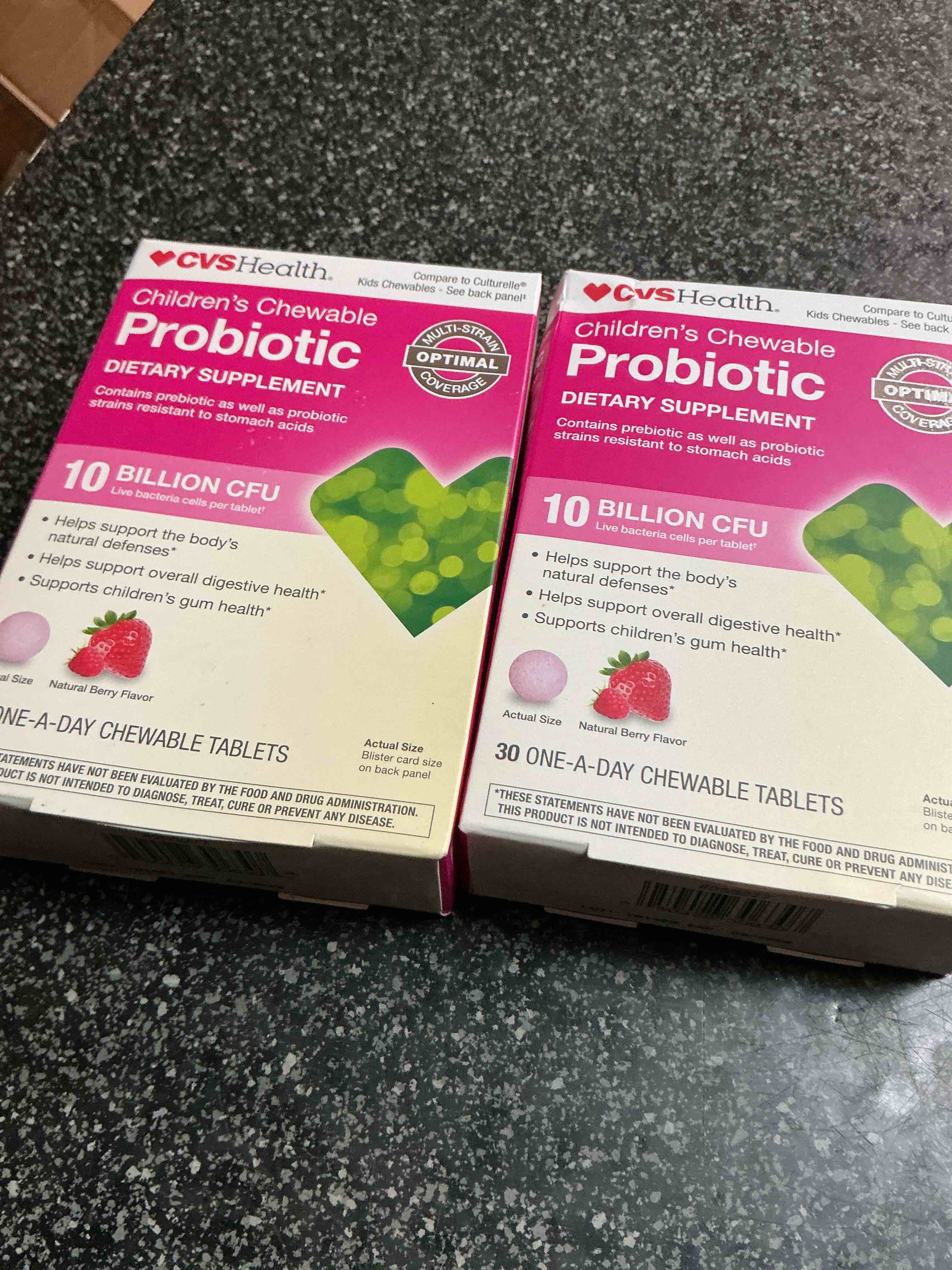 cvs health children’s chewable  probiotic dietary supplement 