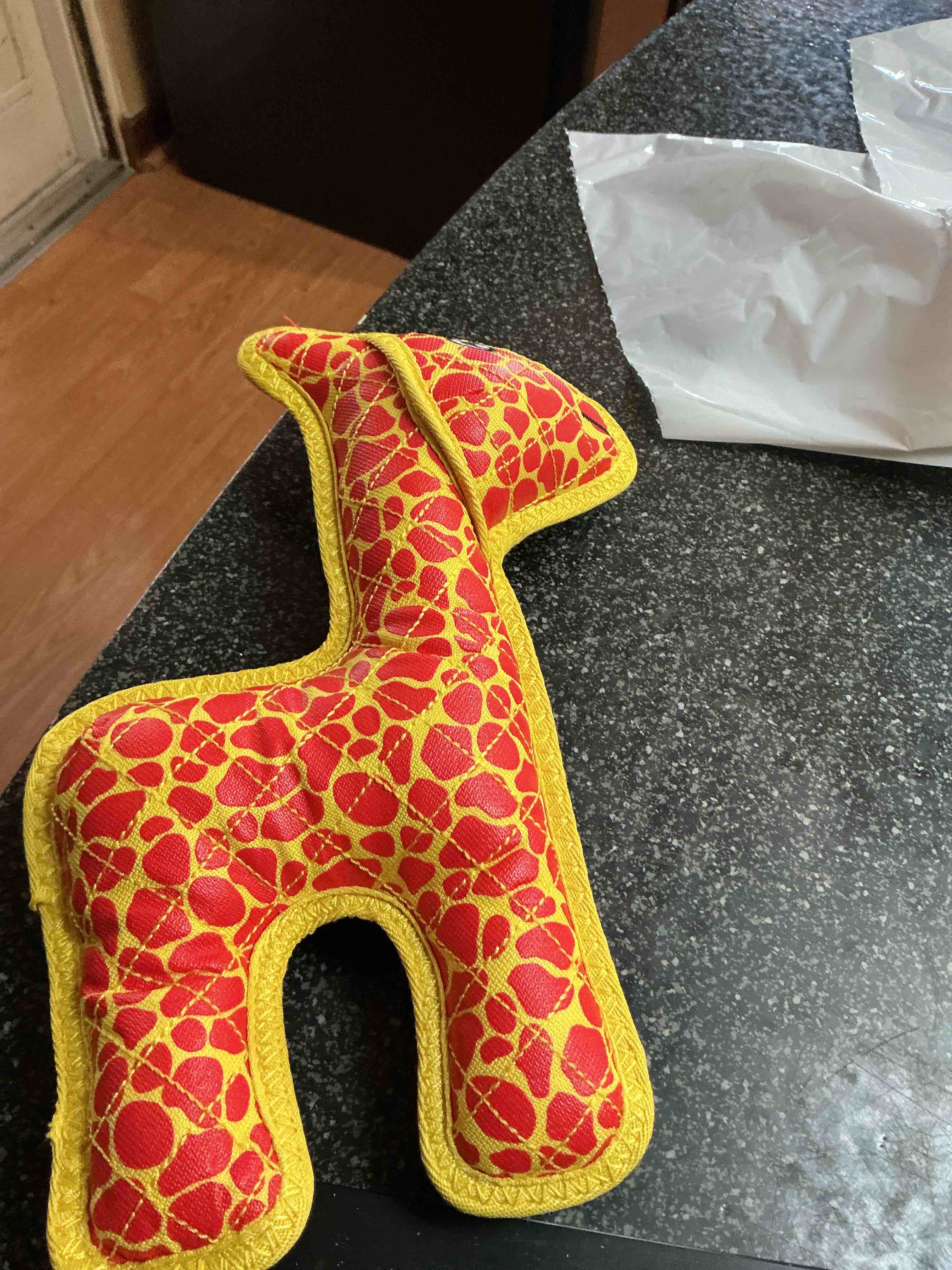 Condition photo showing New/Like New for Joyhound Rip Roaring’ Tough Giraffe Dog Toy 