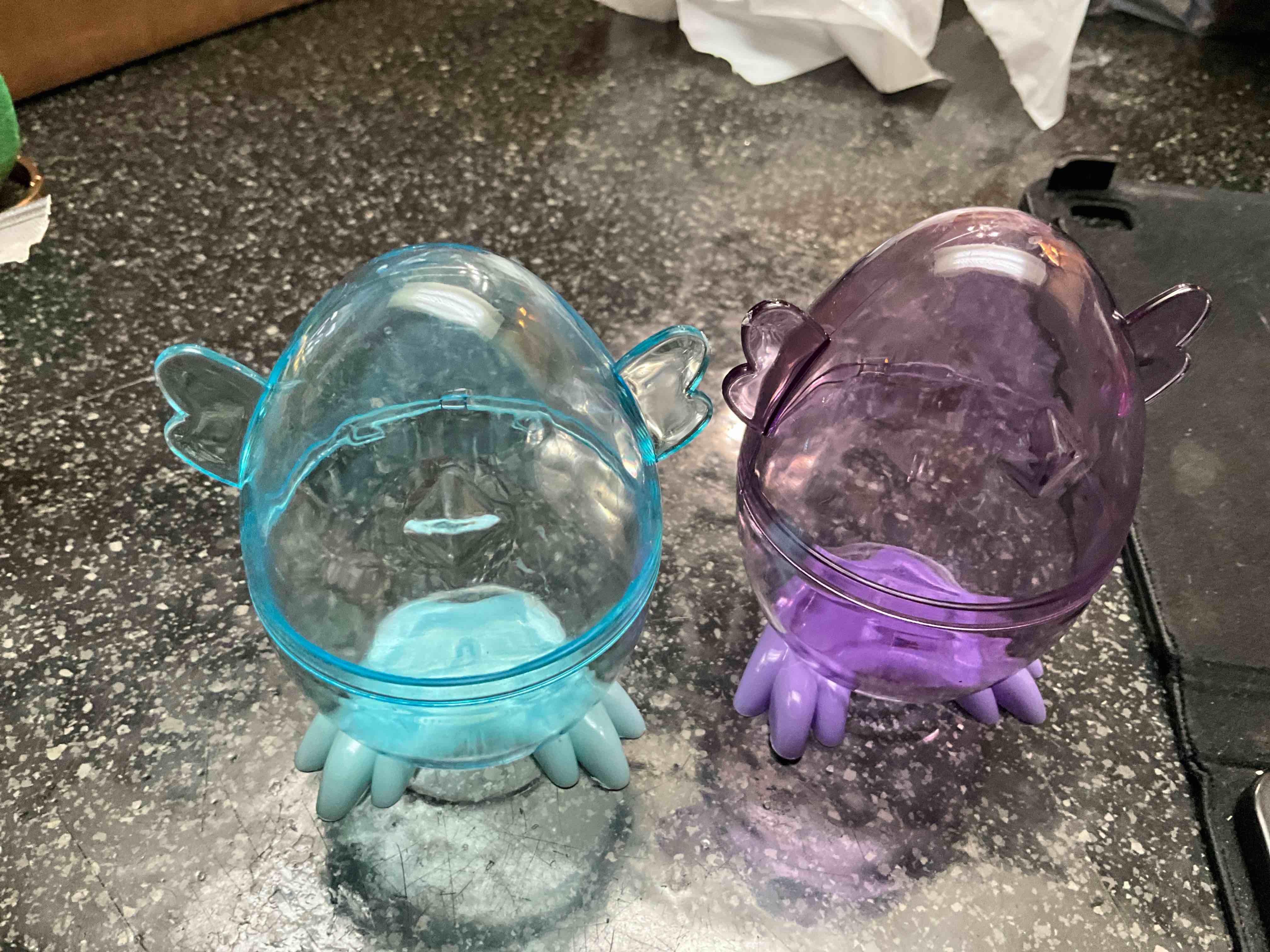 Condition photo showing New/Like New for Duck Candy Holders - 2 count - purple/lt. blue 