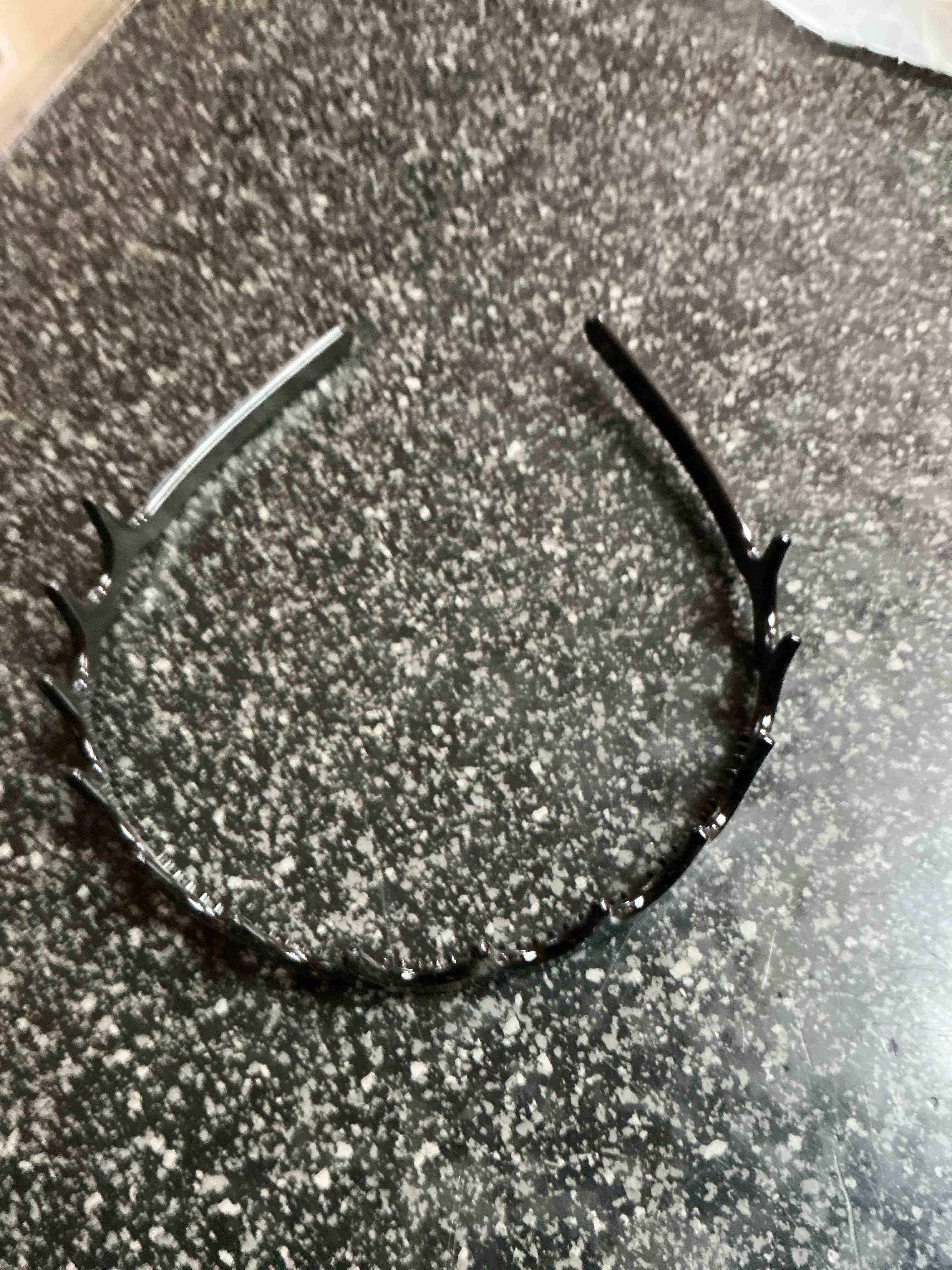 Condition photo showing New/Like New for Black Plastic Headband 
