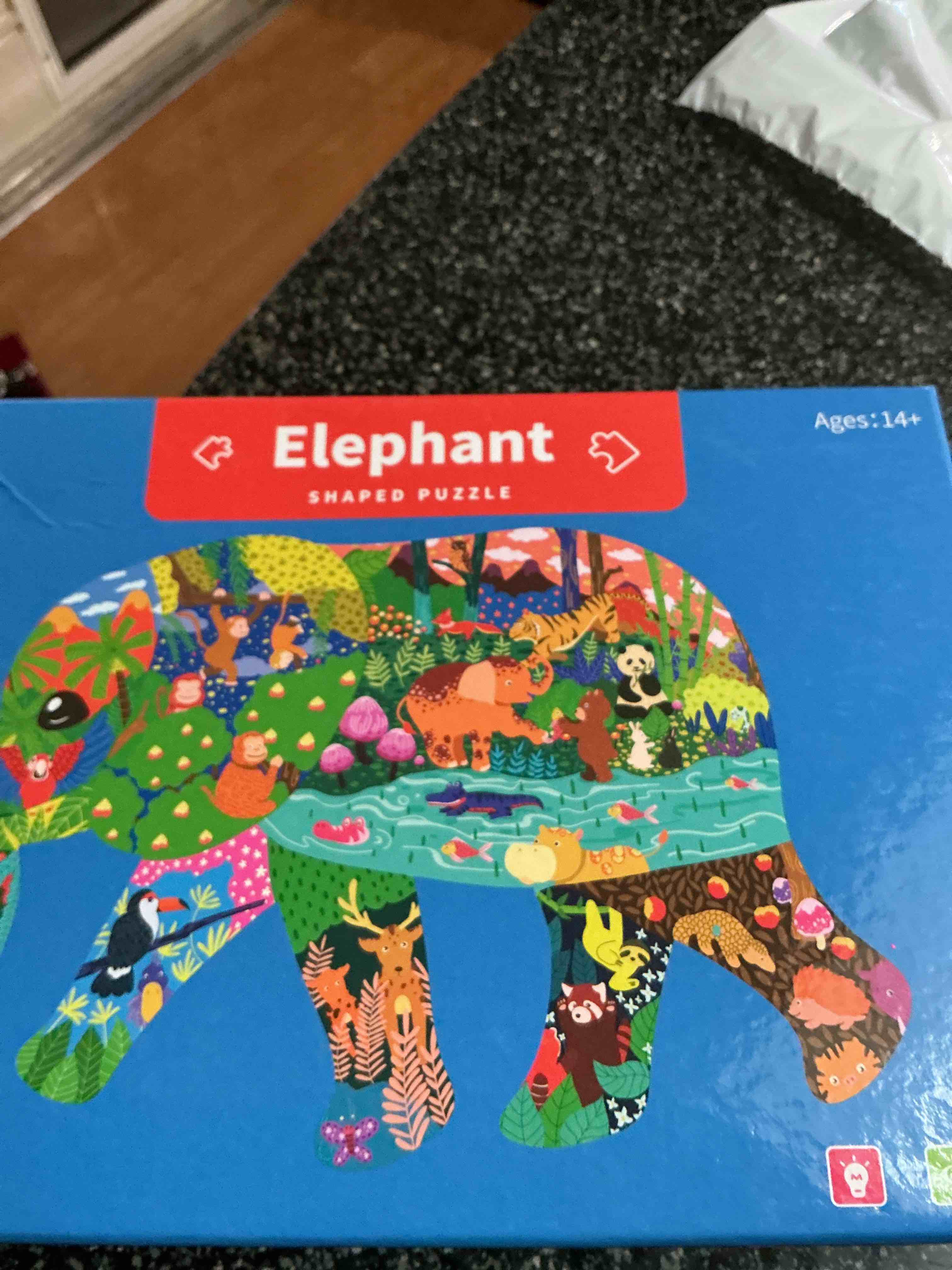Condition photo showing New/Like New for Elephant Sharped 200 Piece Puzzles 