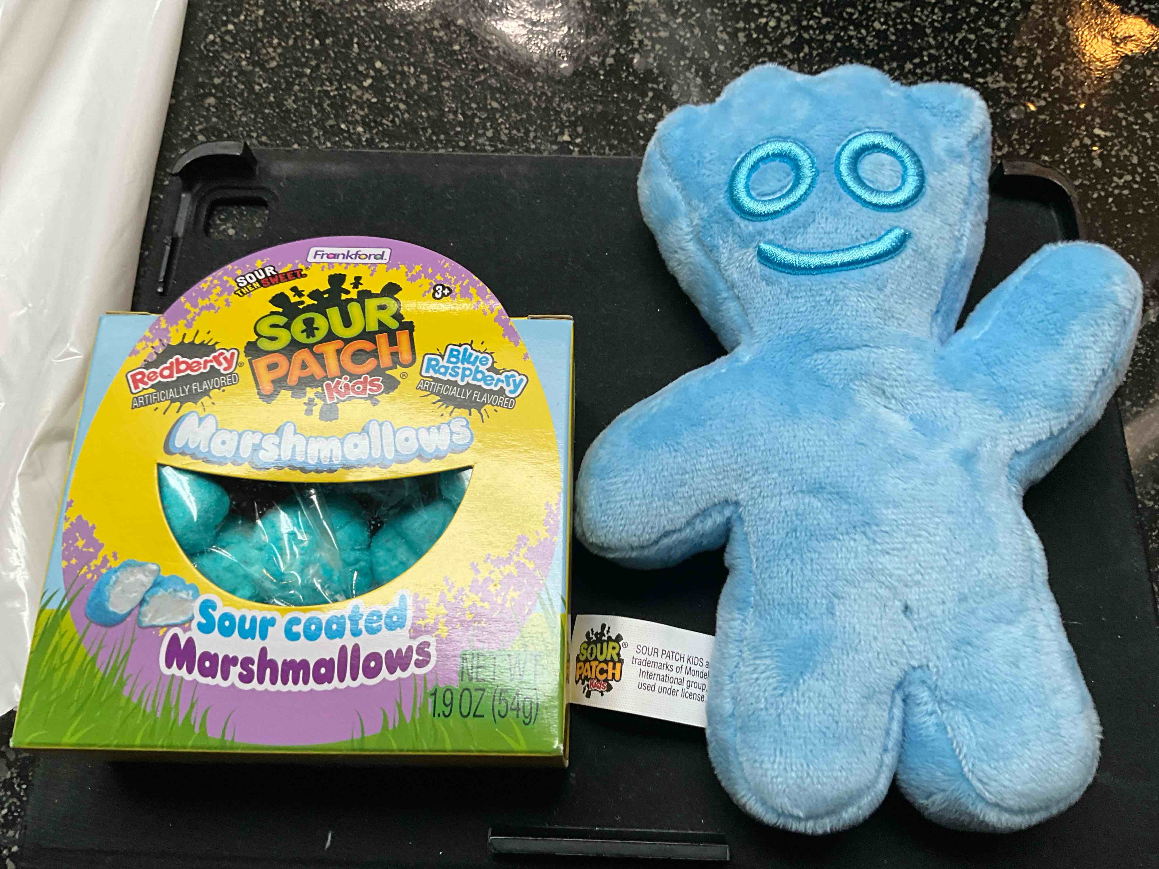 Condition photo showing New/Like New for Frankford Redberry/Blue Raspberry - Sour Patch Kids Marshmallows, Box with Fruit Flavored Candies 1.9 Ounces