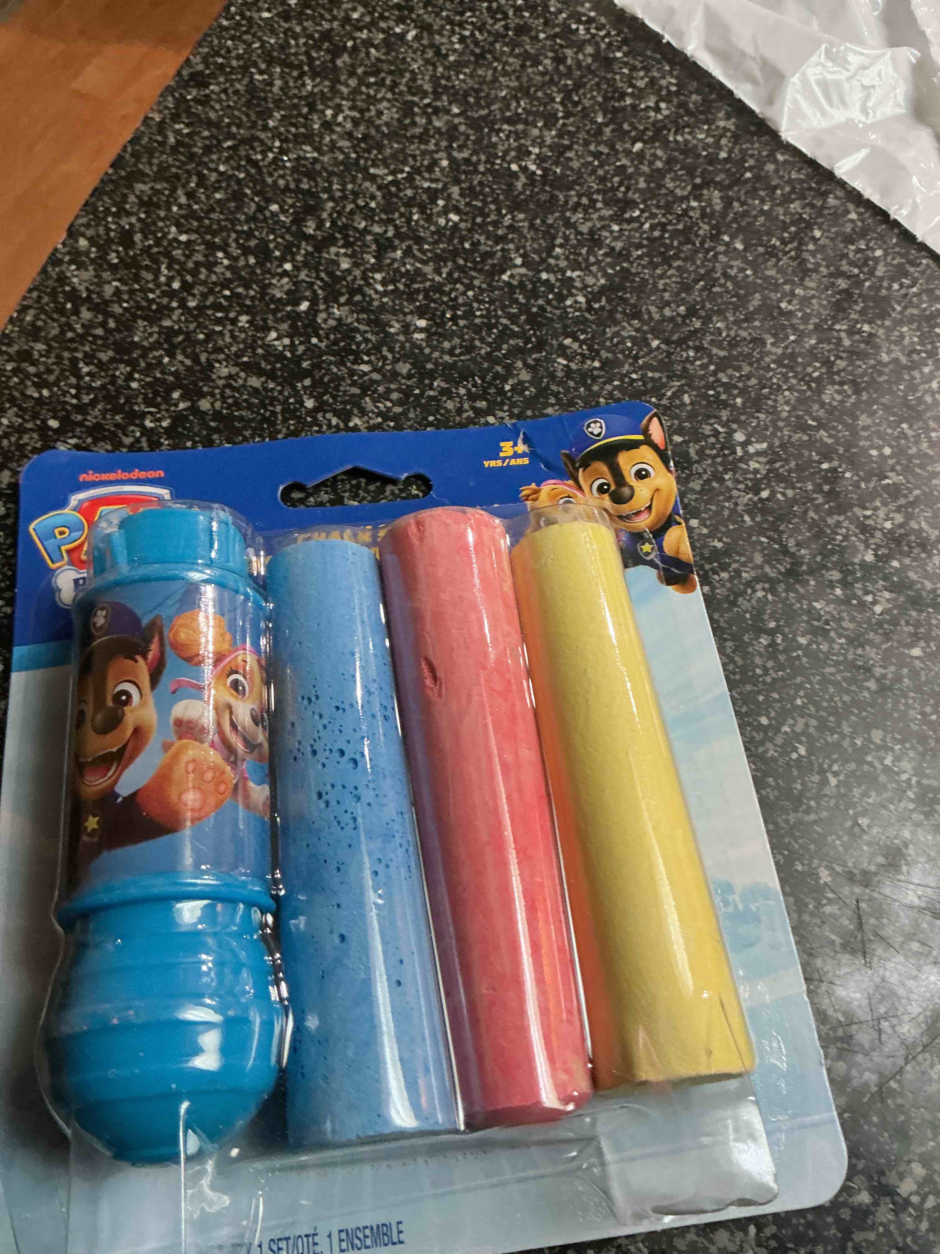 Condition photo showing New/Like New for Nickelodeon Paw Patrol Chalk Set 