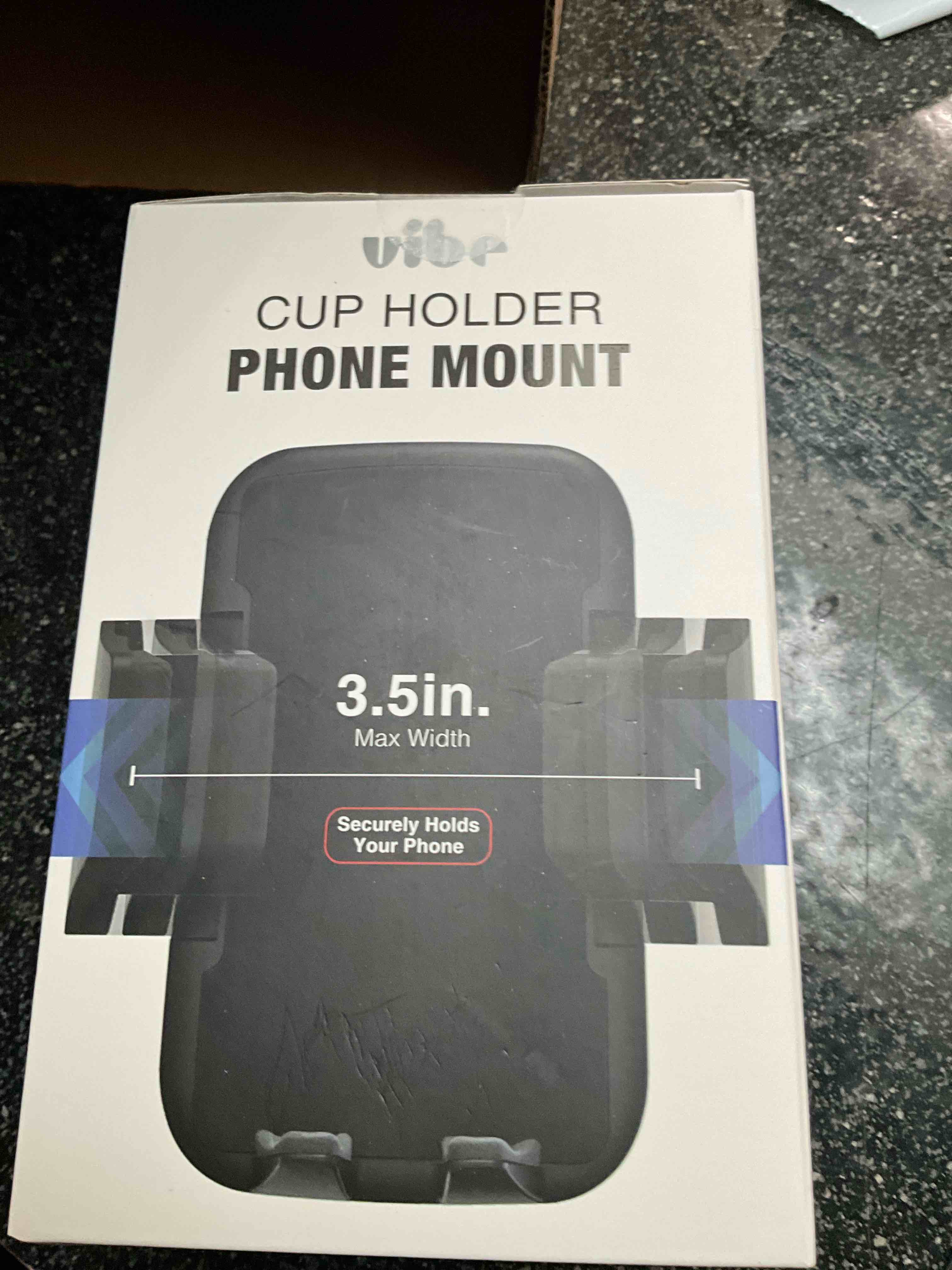 Condition photo showing New/Like New for Vibe - Cup Holder Phone Mount  - Expandable Cup Base - Security Lock - Bendable Gooseneck 