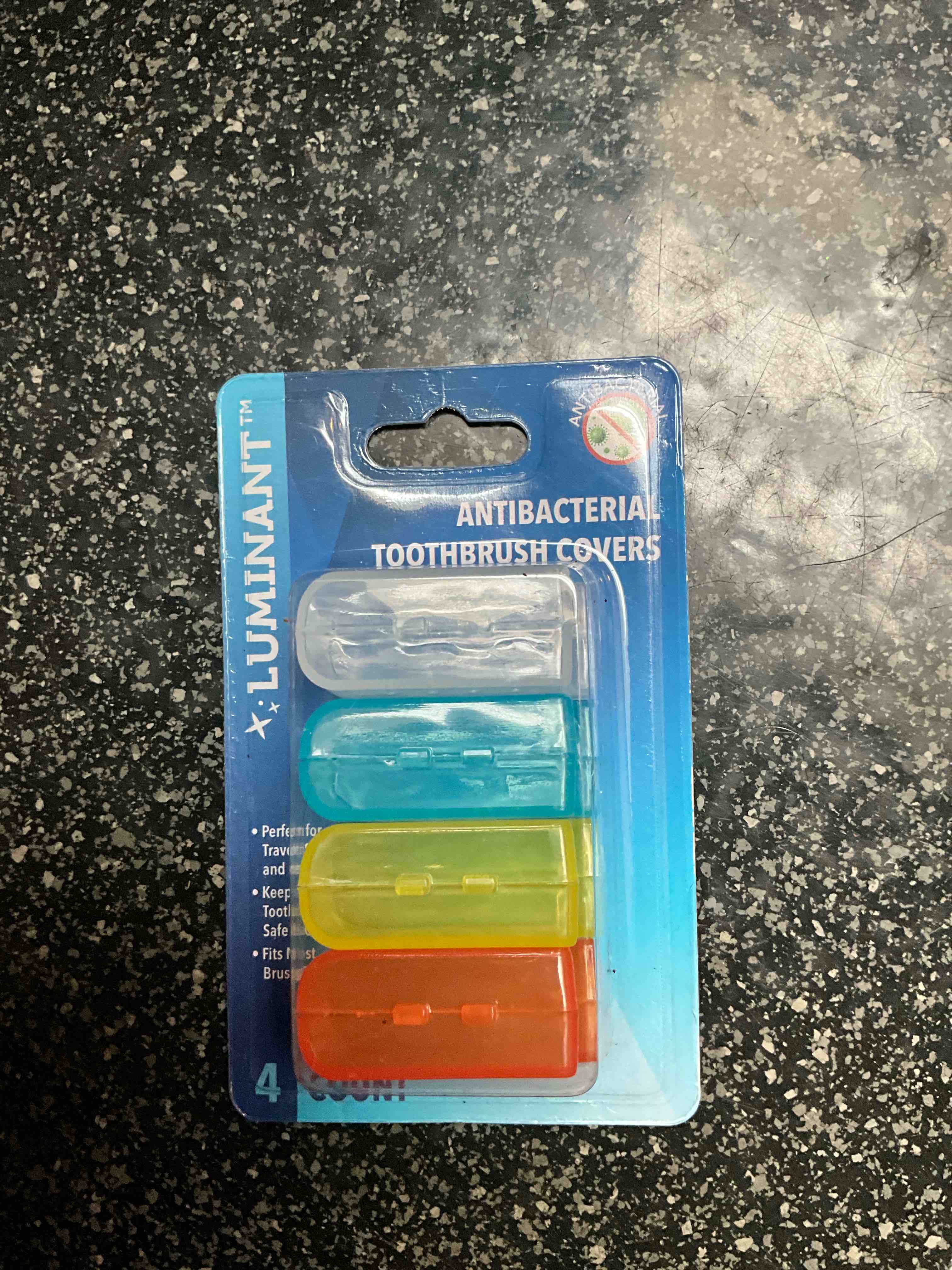 Condition photo showing New/Like New for Luminant - Antibacterial Toothbrush Covers - 4 count 