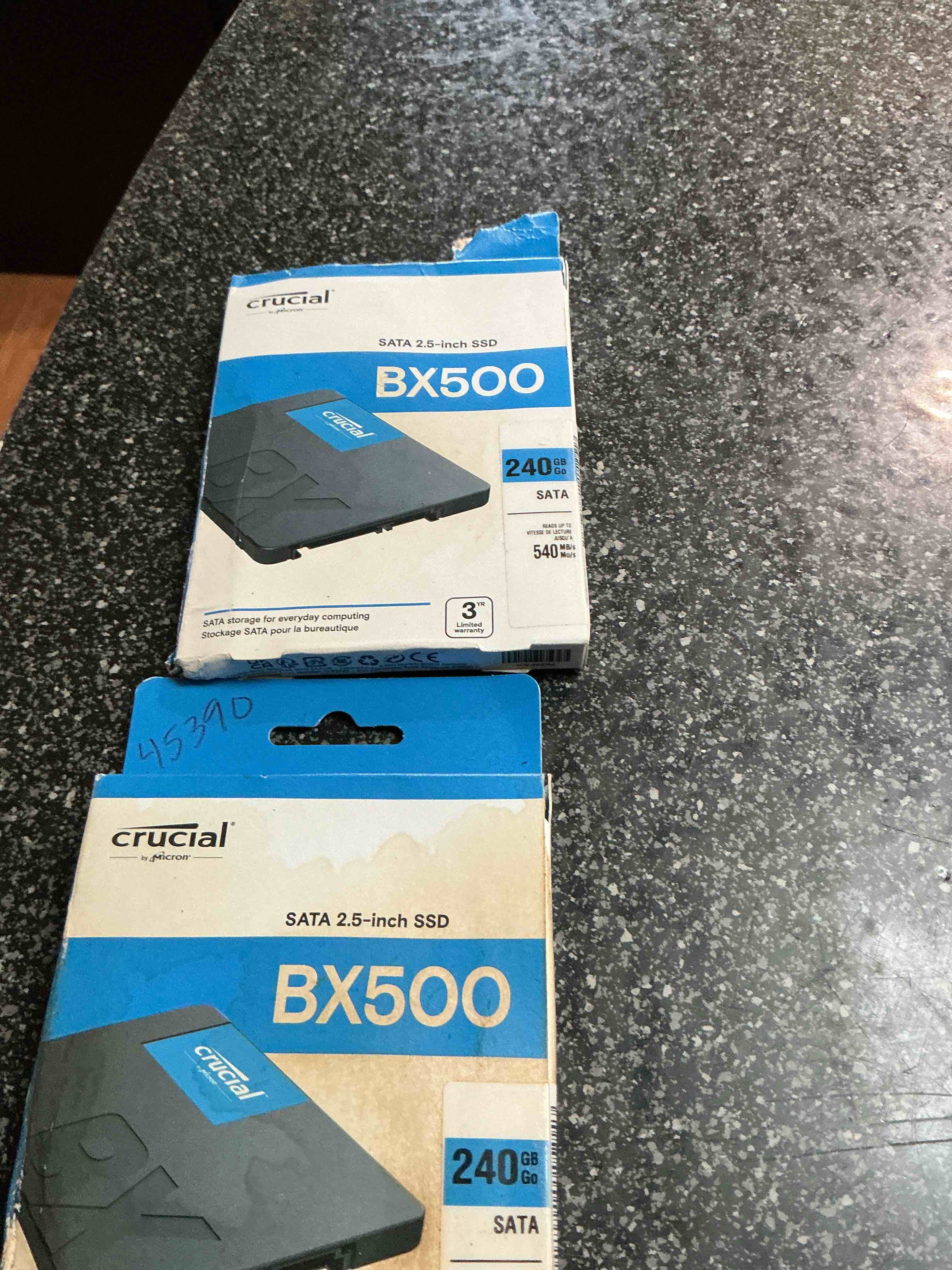 Condition photo showing New/Like New for Crucial BX500 240 GB540 MB 