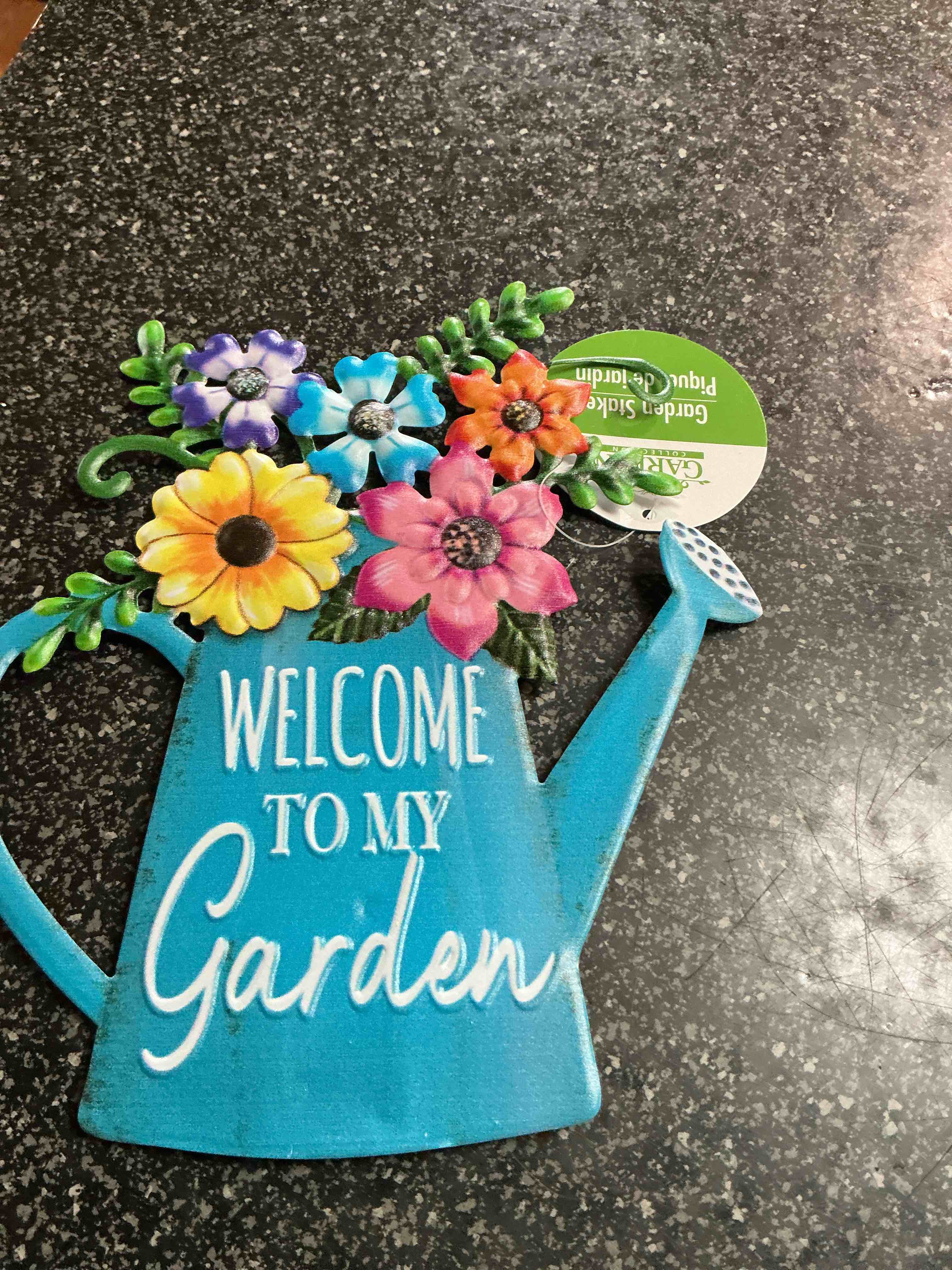 Condition photo showing New/Like New for Welcome To My Garden Outdoor Decor 