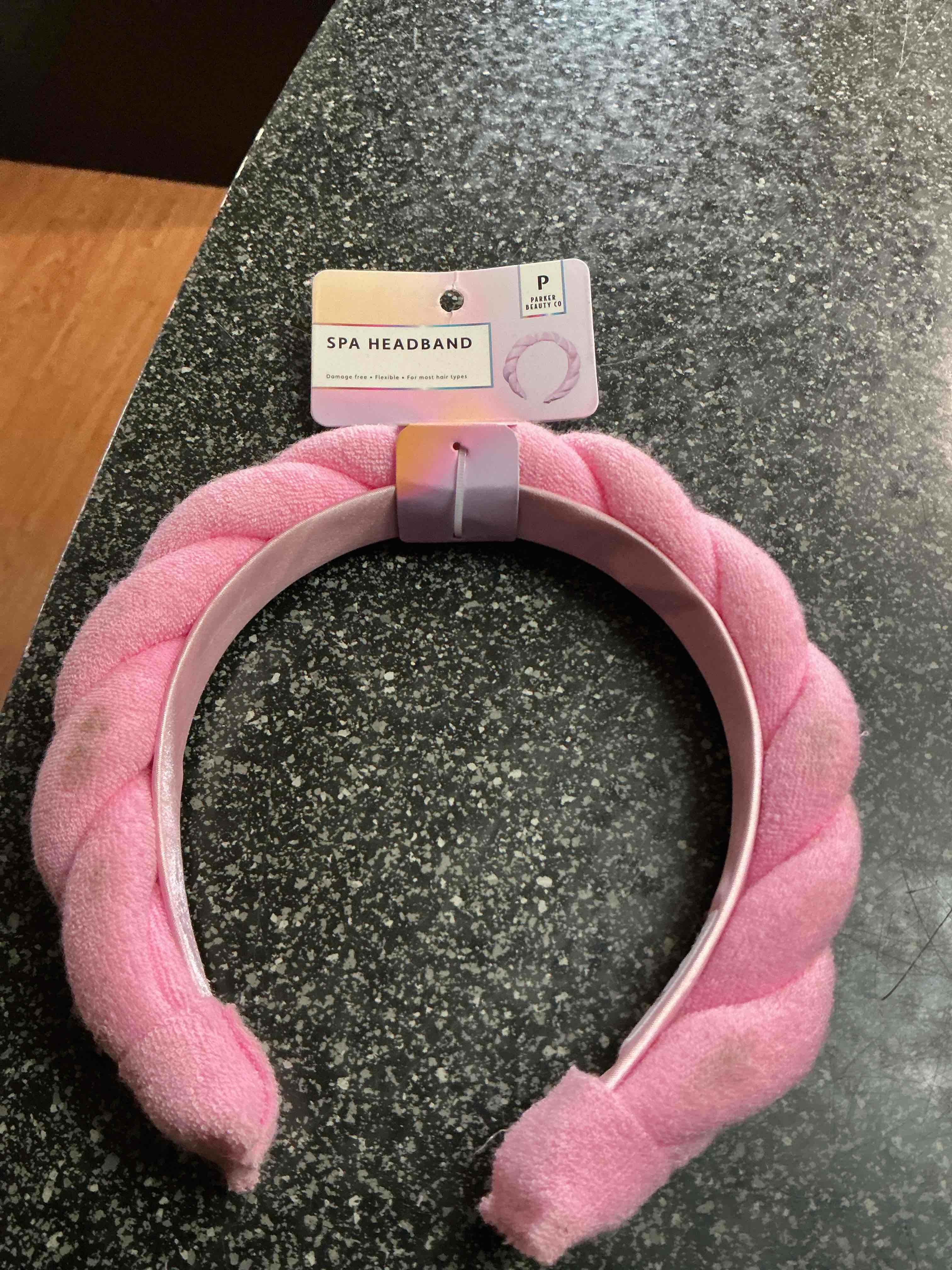 Condition photo showing New/Like New for Spa Headband Pink 