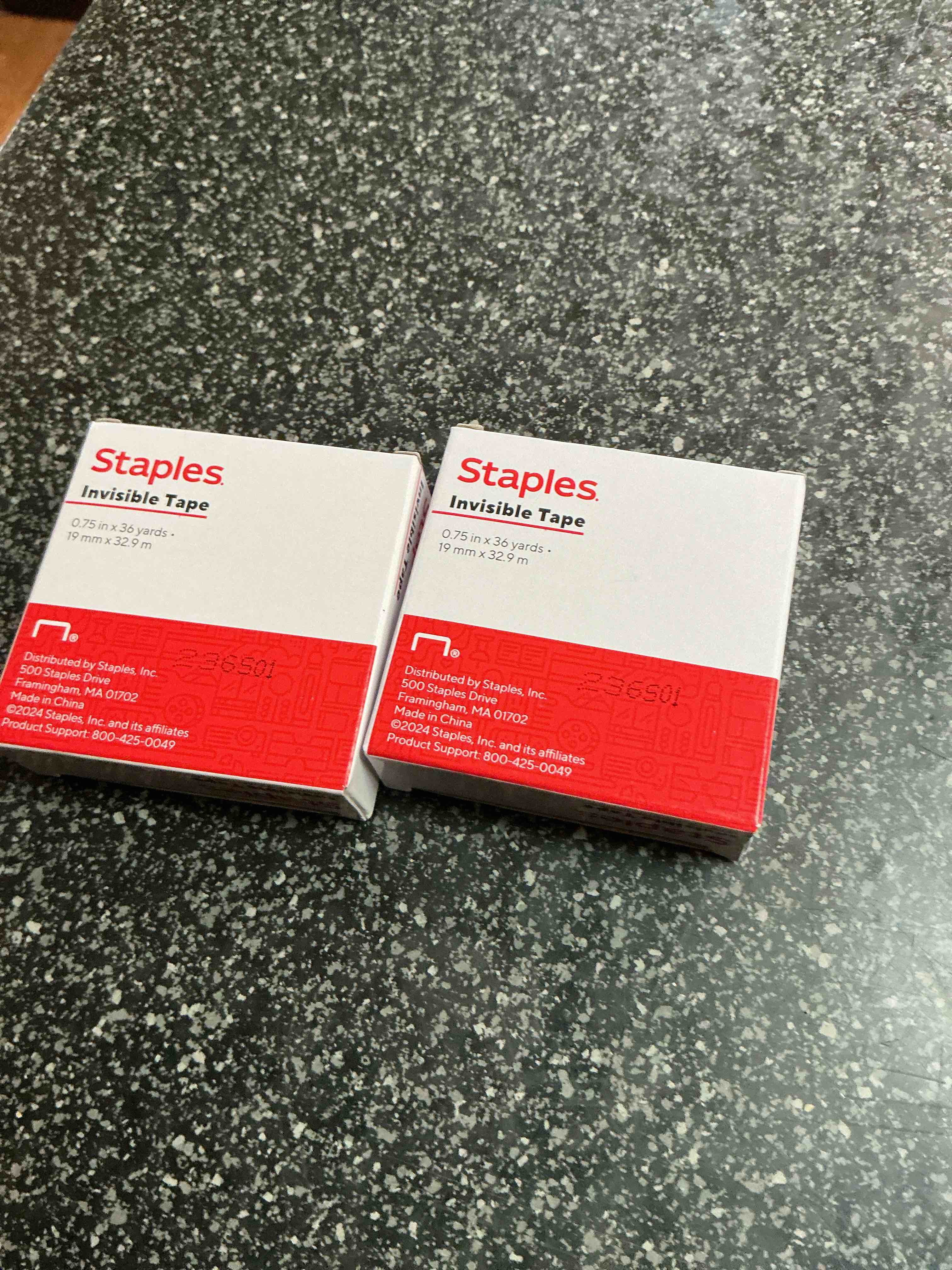 Condition photo showing New/Like New for Staples Invisible Tape 