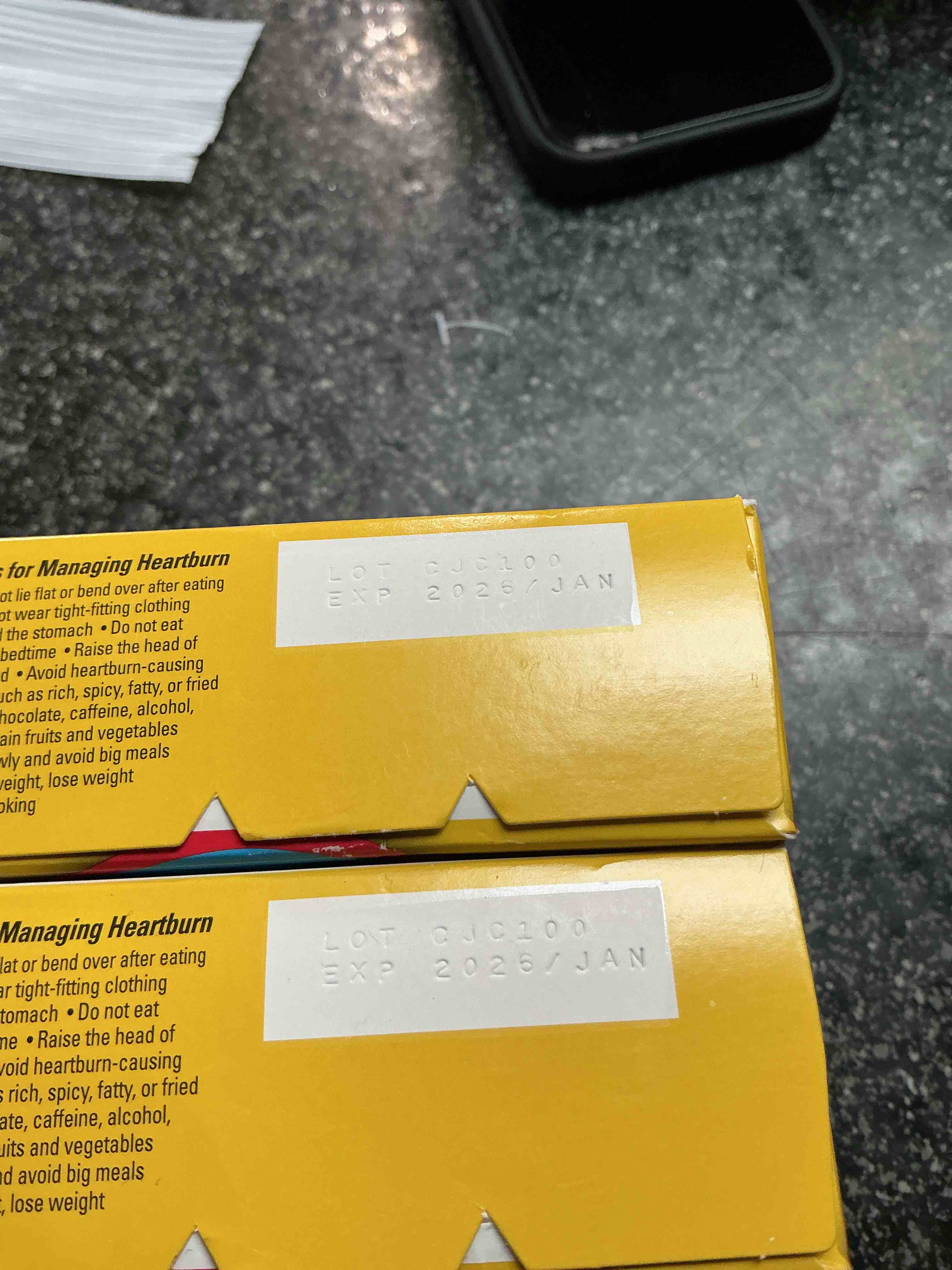 Condition photo showing As Is for Maximum Strength Pepcid 25 Tablets 