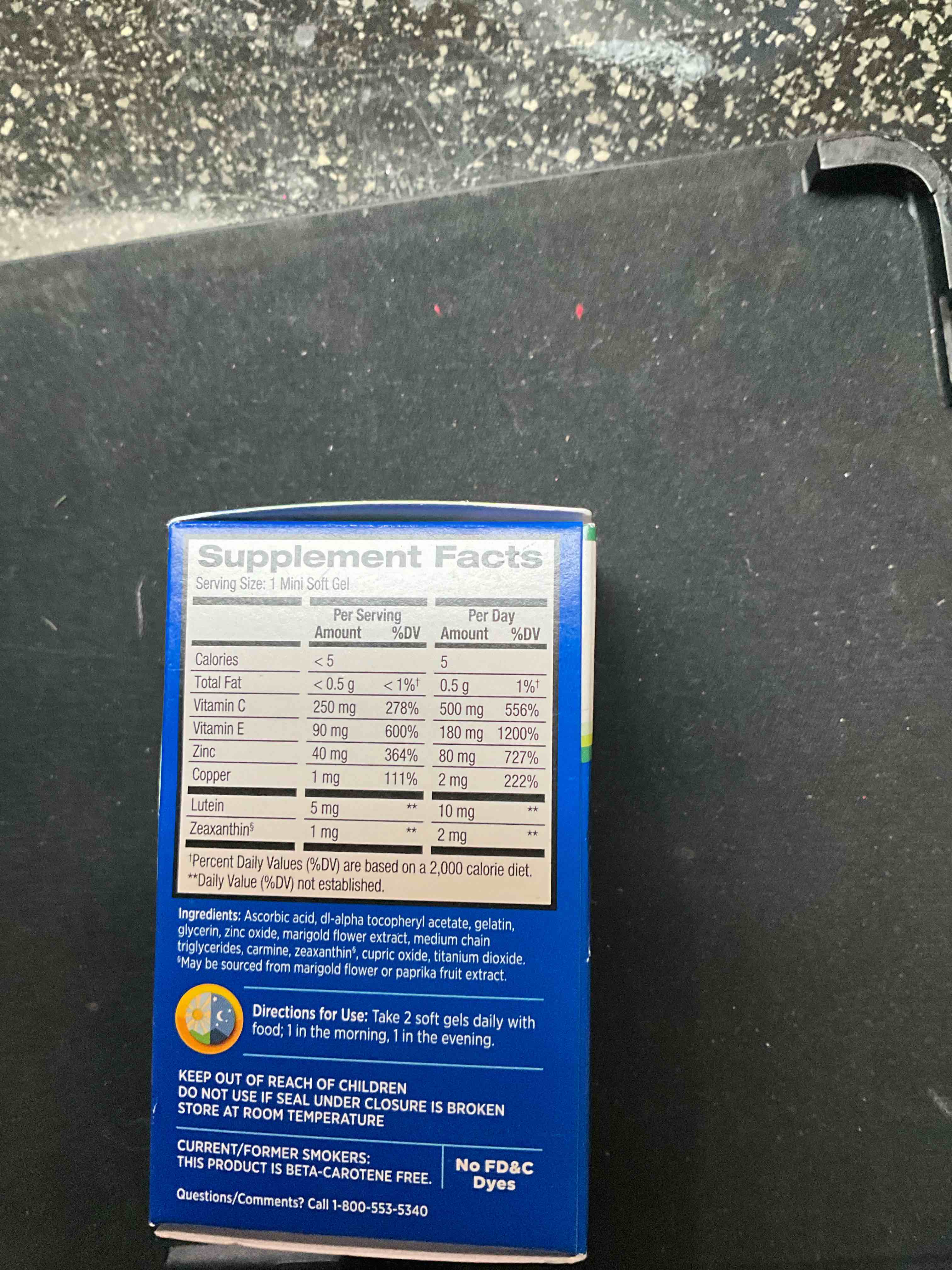 Condition photo showing As Is for Bausch + Lomb - PreserVision - AREDS 2 Formula - 30 min soft gels 