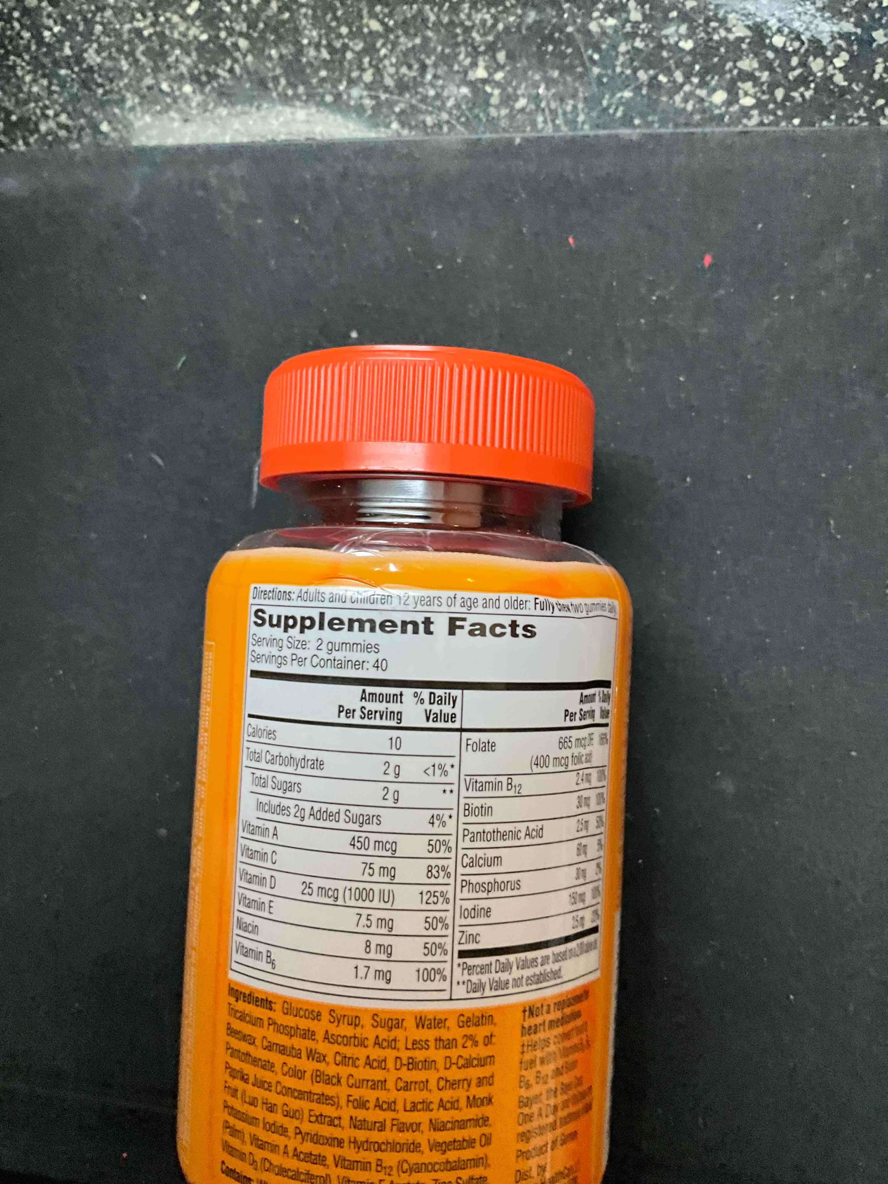 Condition photo showing As Is for One A Day Women’s Multivitamin Gummies, Supplement with Vitamin A, C, D, E and Zinc for Immune Health Support*, Calcium & more, 80 count