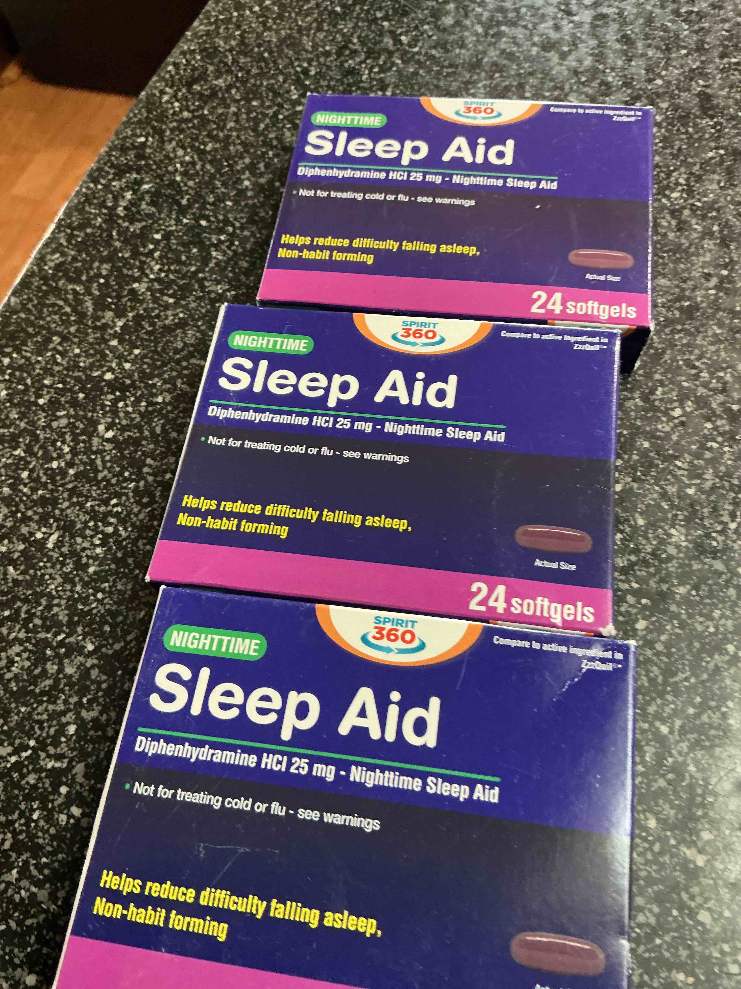 Nighttime Sleep Aid 24 Softgels  