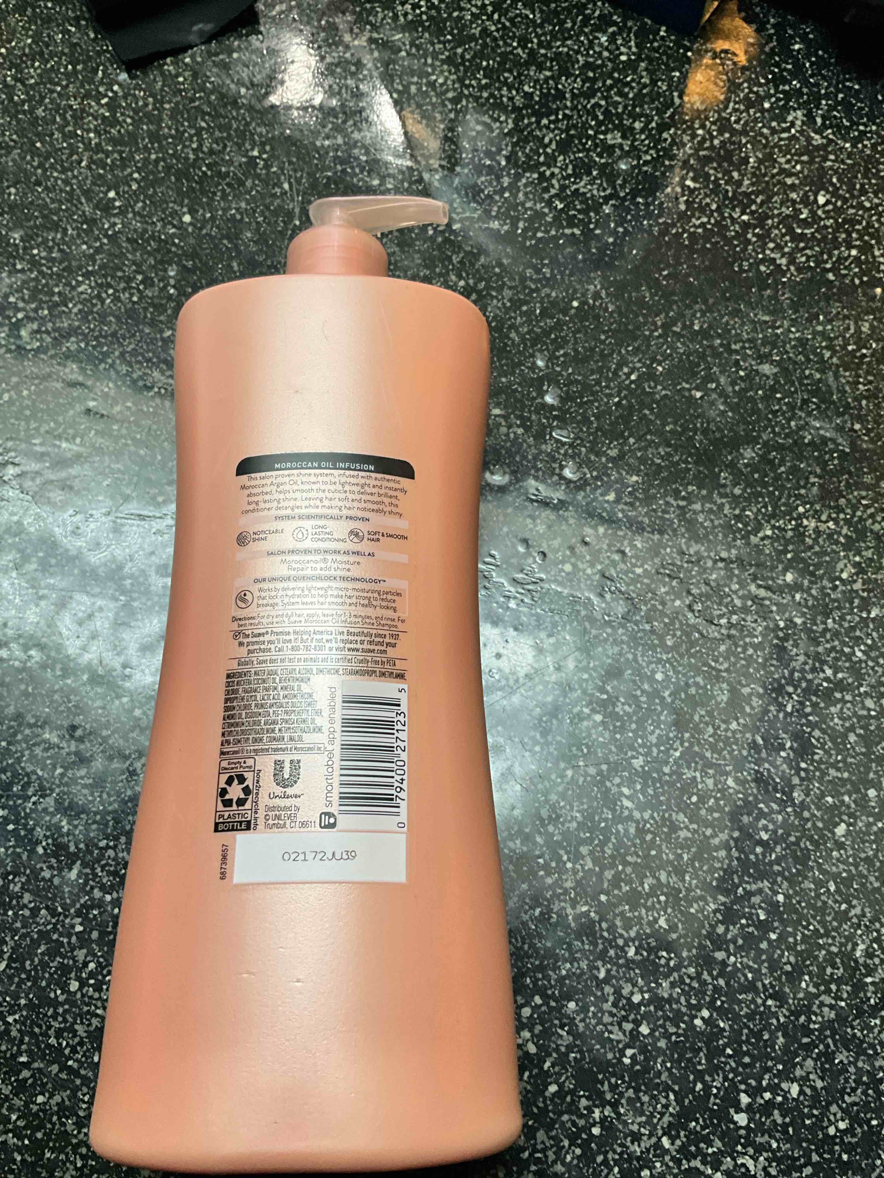 Condition photo showing New/Like New for Suave Moroccan Oil Infusion Shine. Conditioner 28 Oz. 