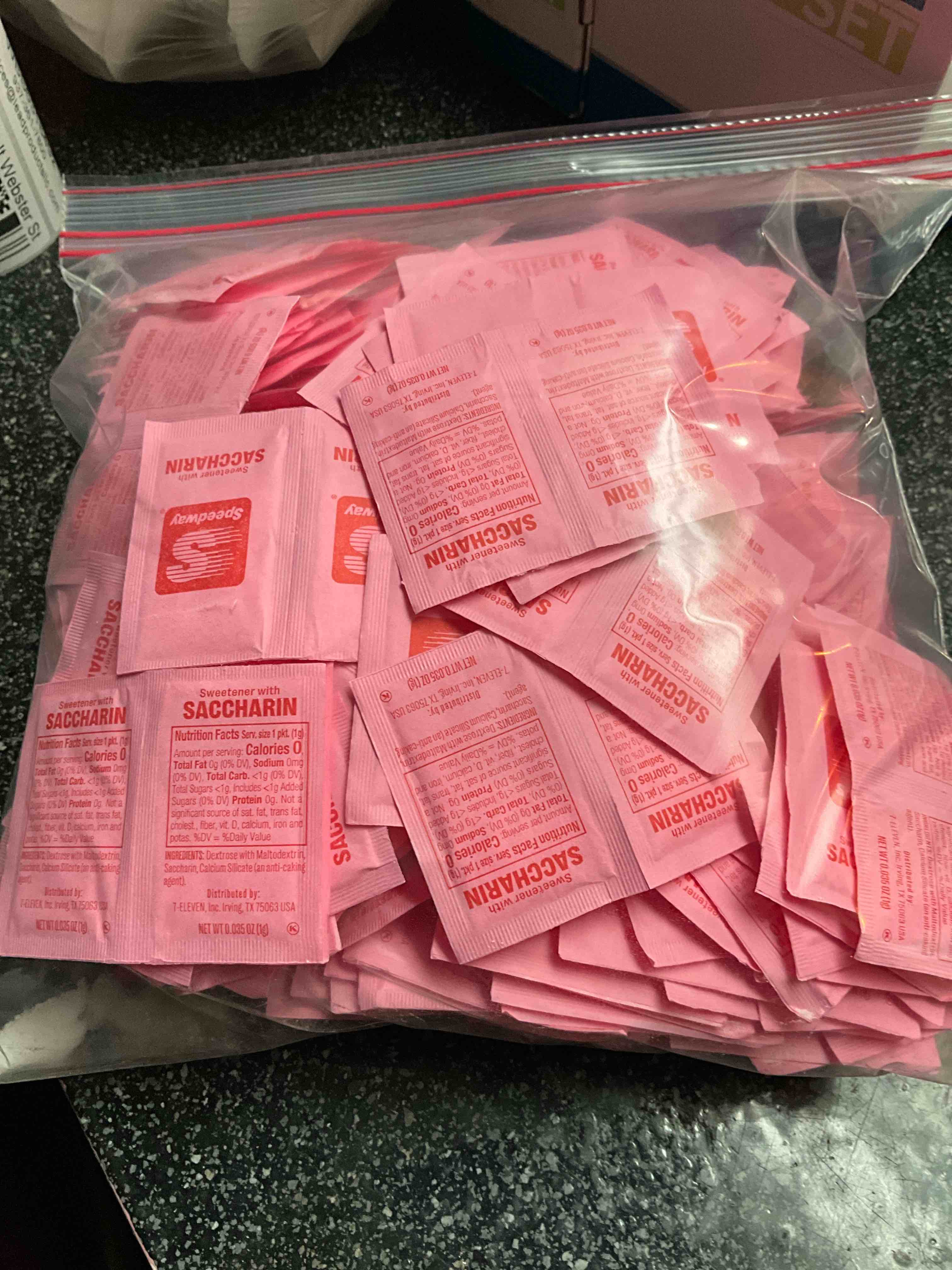 Condition photo showing New/Like New for LOT - Lots & Lots - Artificial Sweetener with Saccharin - ind. packets  