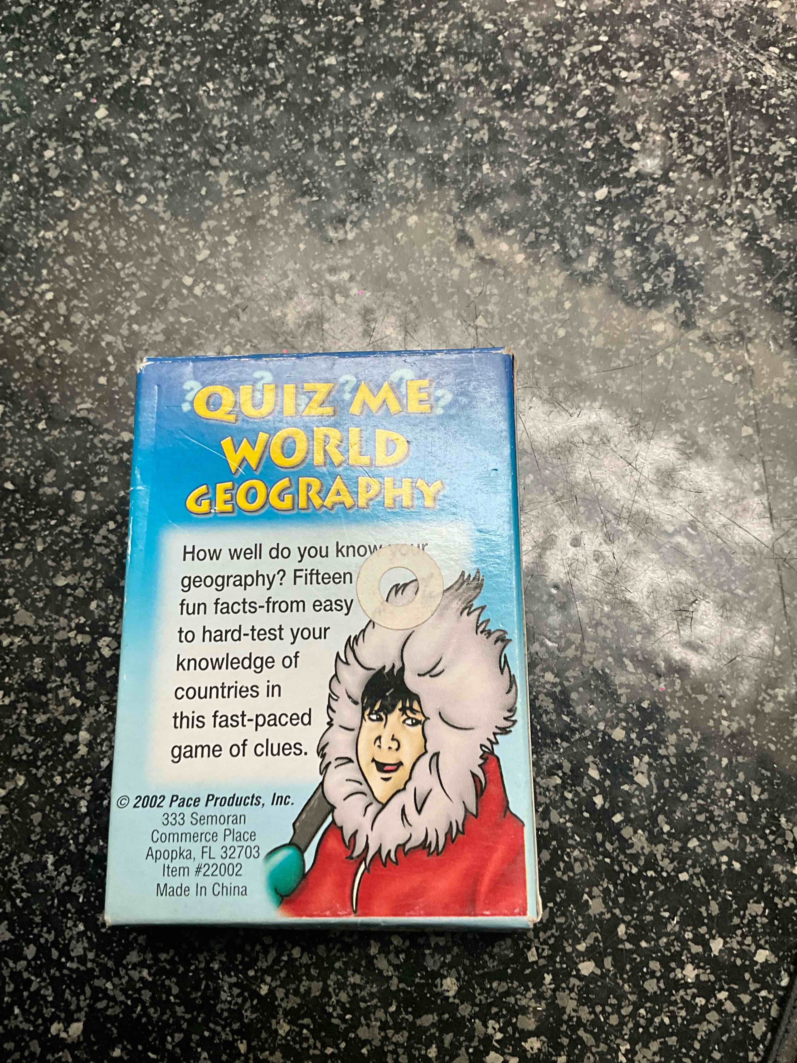 Condition photo showing New/Like New for Quiz Me World Geography Card Game - 51 game cards 