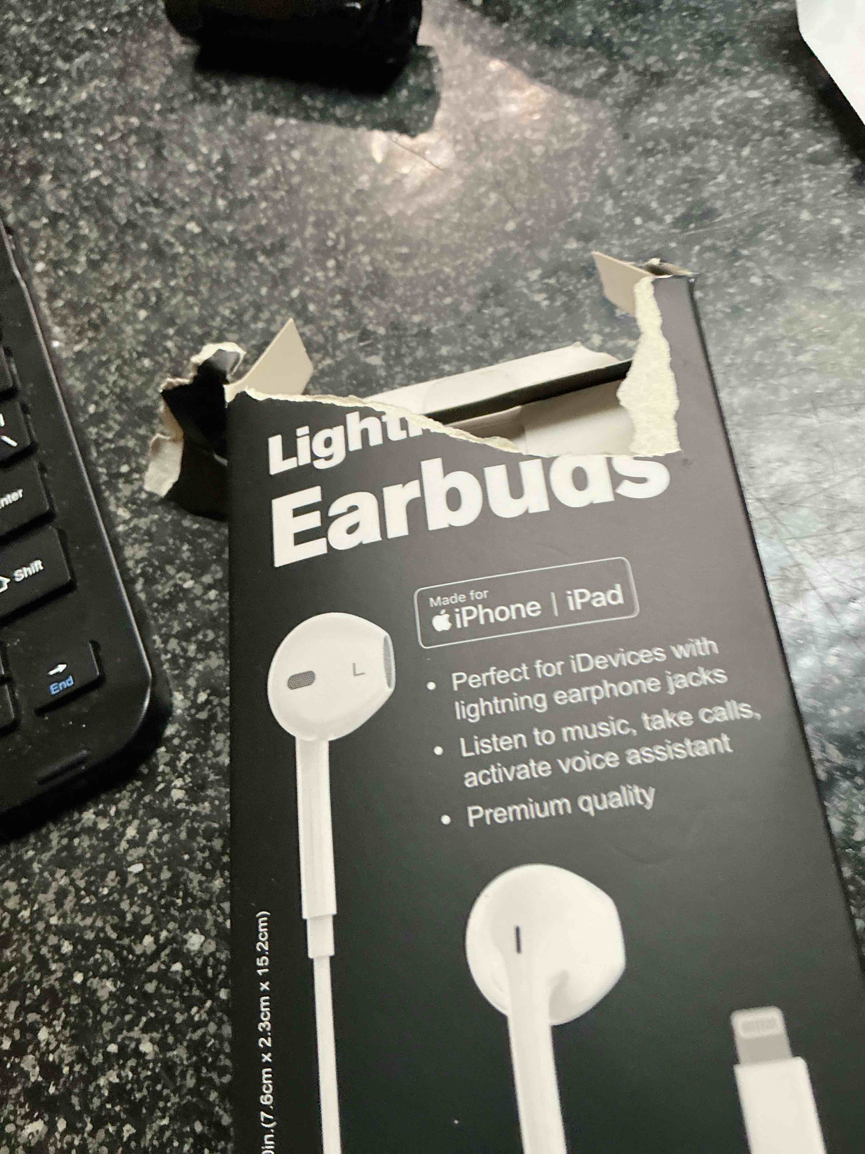 Condition photo showing New/Like New for Lightning Wired Earbuds For Apple Product 