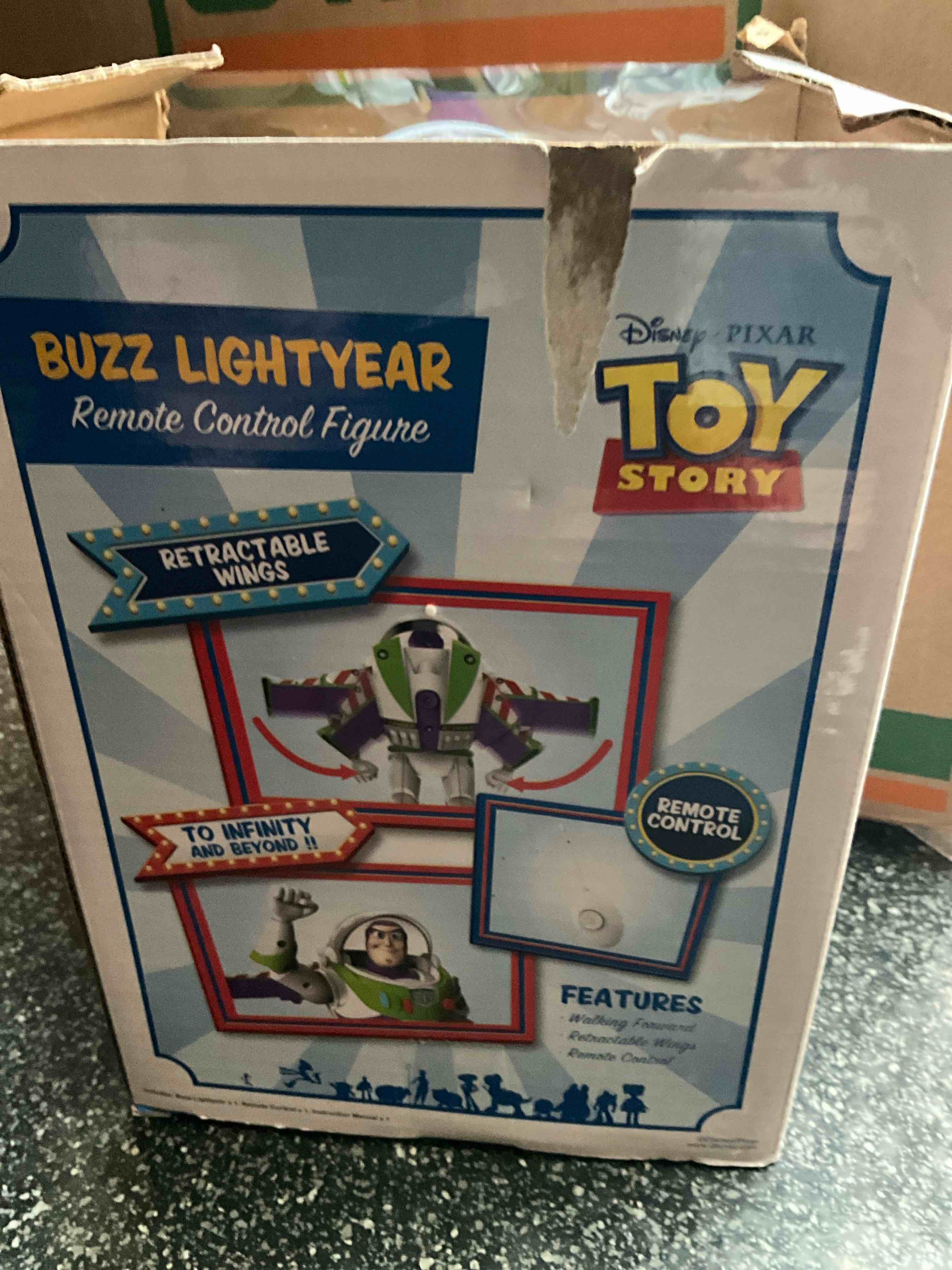 Condition photo showing New/Like New for Buzz Lightyear - Remote Control Figure - RC 27 MHZ  