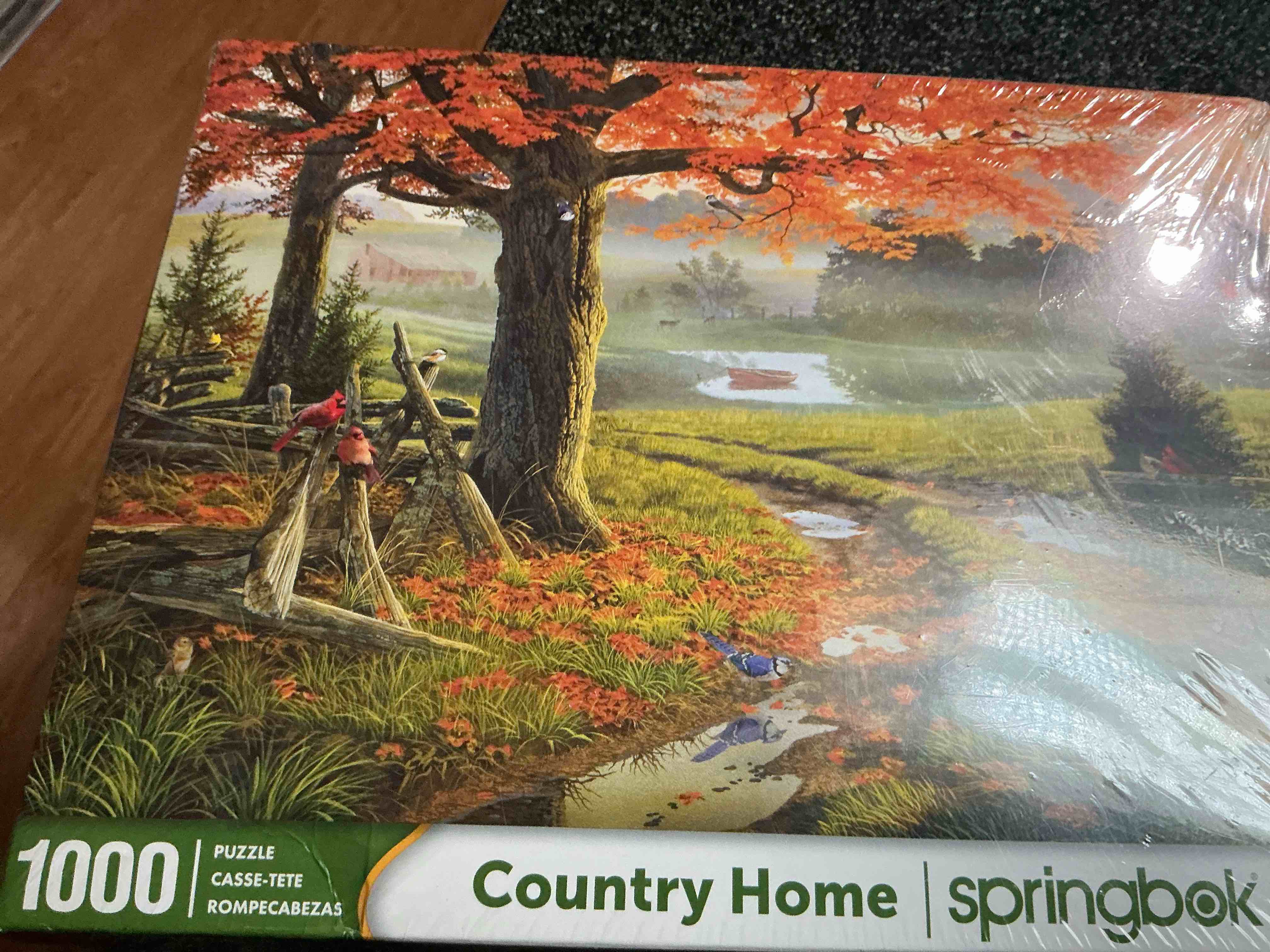 Condition photo showing New/Like New for Country Home Springbok 1000 Puzzle 