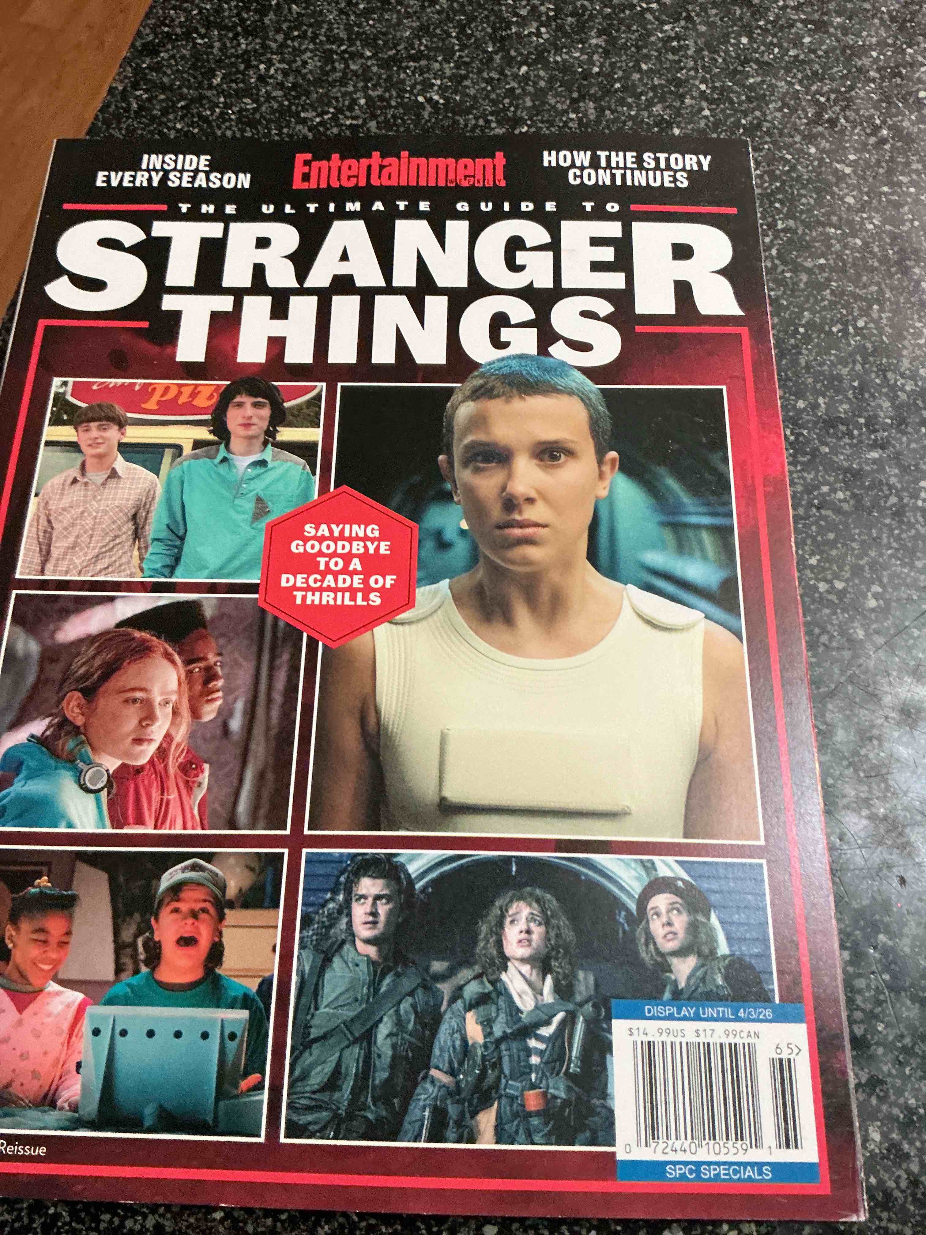 Condition photo showing New/Like New for Inside Every Season Stranger Things 