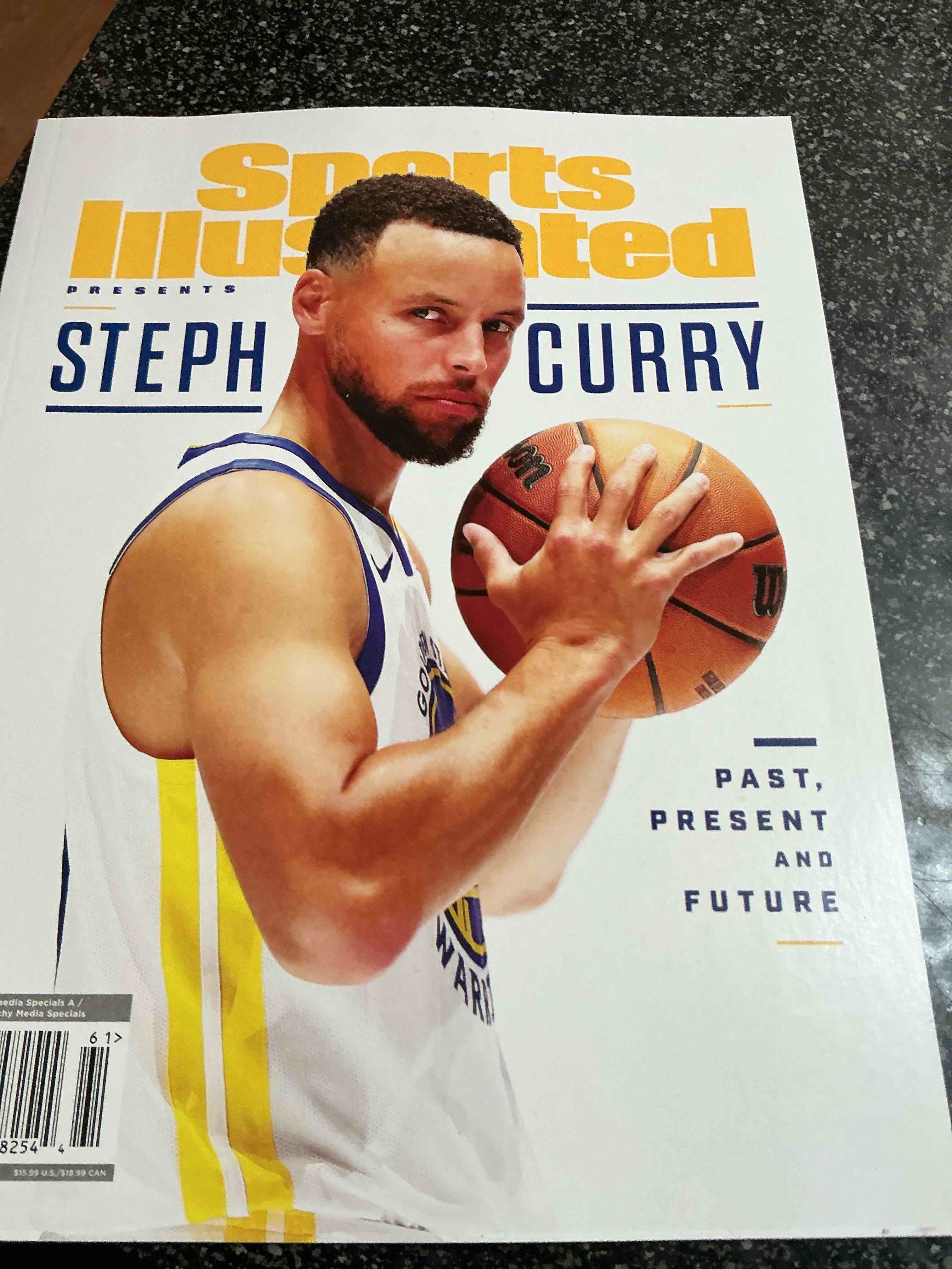 Condition photo showing New/Like New for Sports Illustrated Steph Curry Past  Present & Future 
