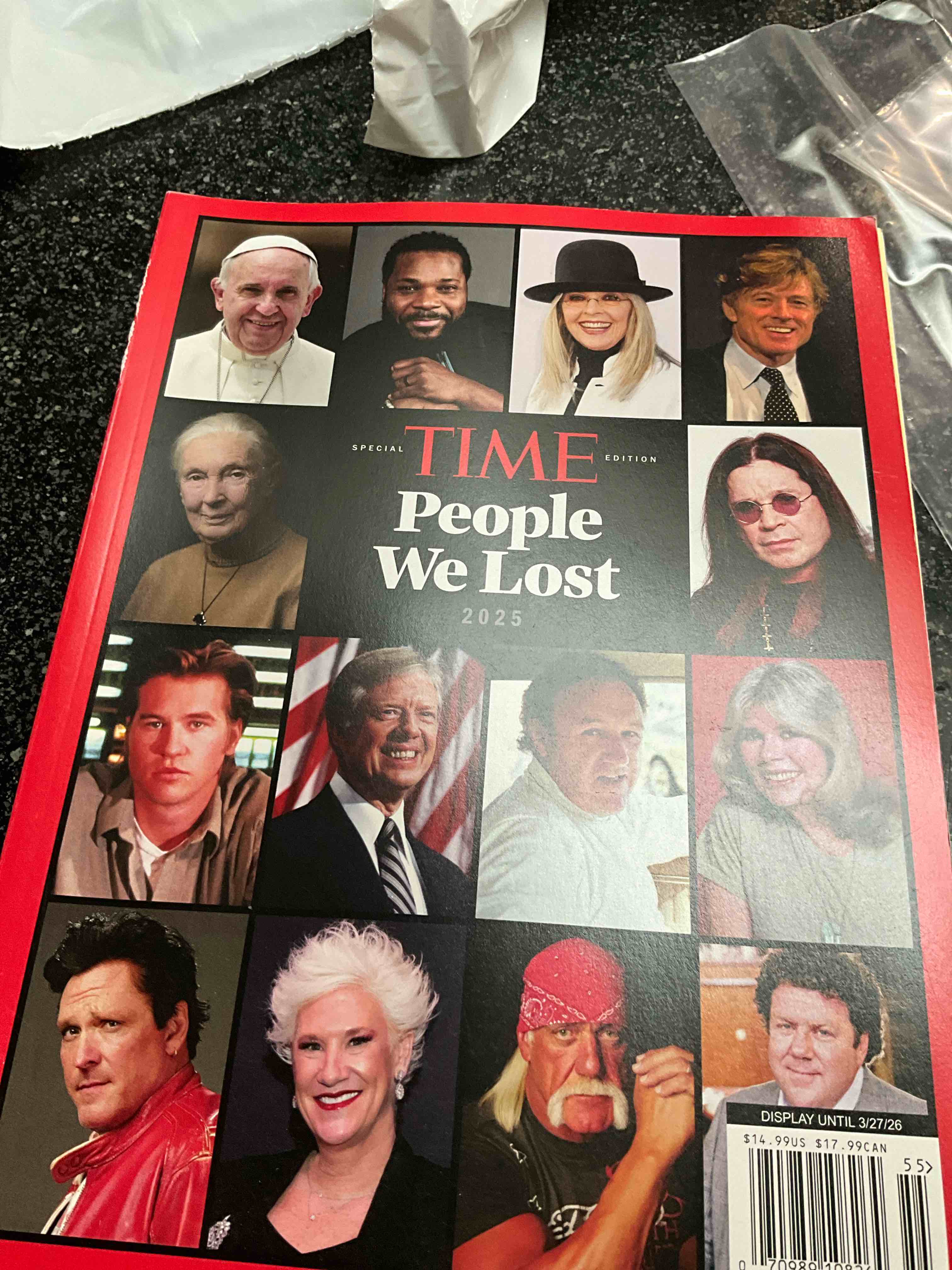 Condition photo showing New/Like New for Time Special Edition - People We Lost - 2025 