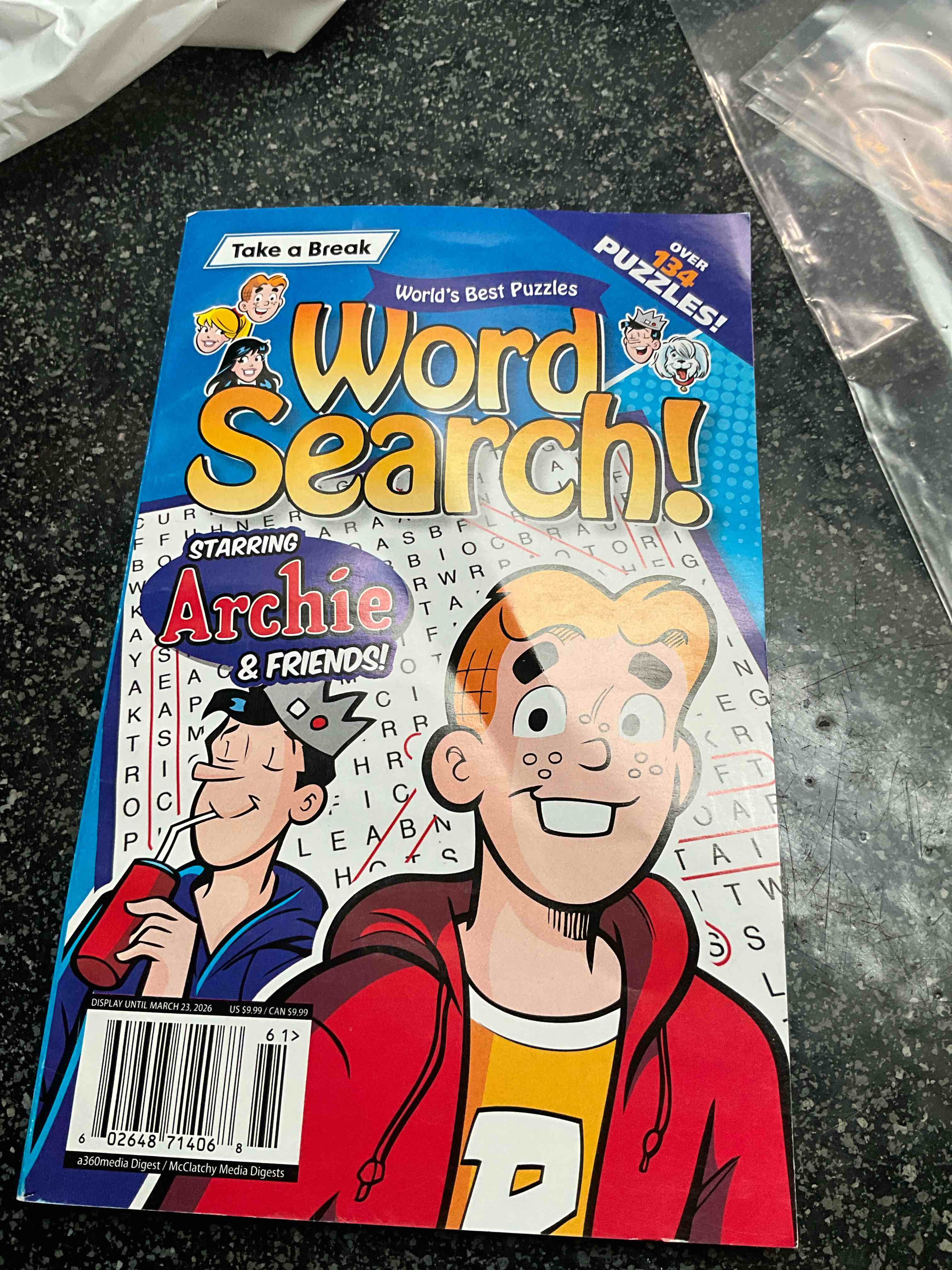 Take A Break - Word Search - over 134 Puzzles - Archie & Friends 
