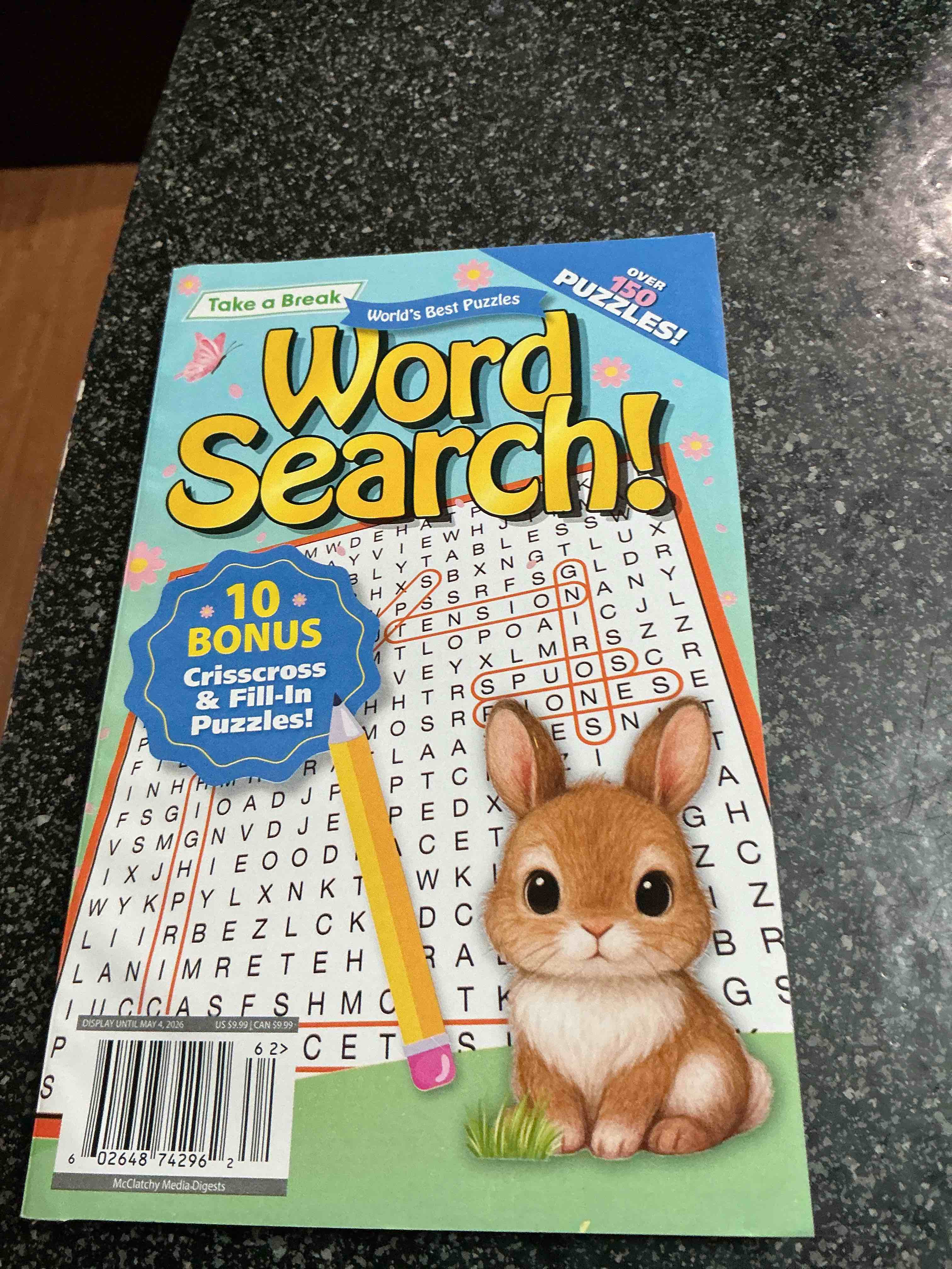 Condition photo showing New/Like New for Take A Break  Over 150 Puzzles Word Search 
