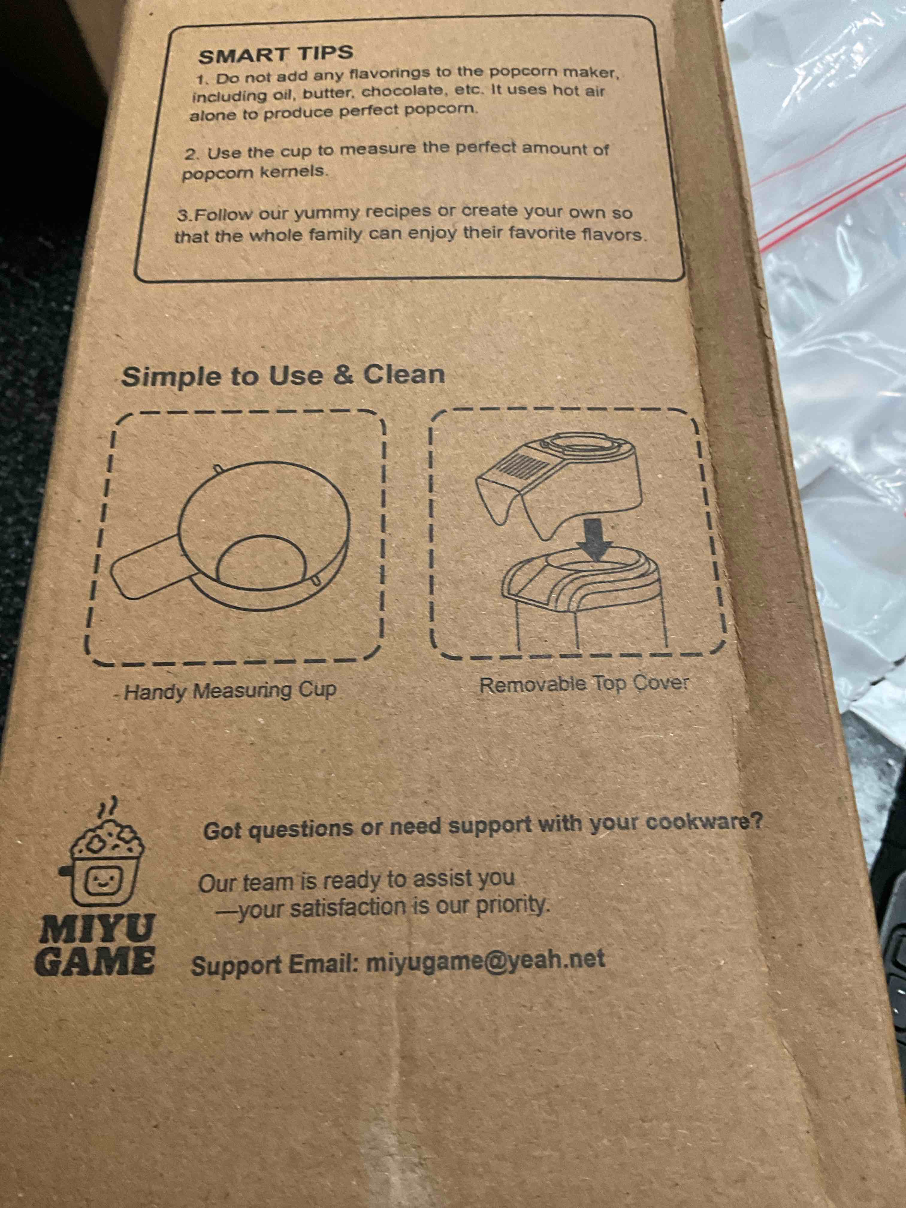 Condition photo showing New/Like New for MIYU Game - Popcorn Machine 