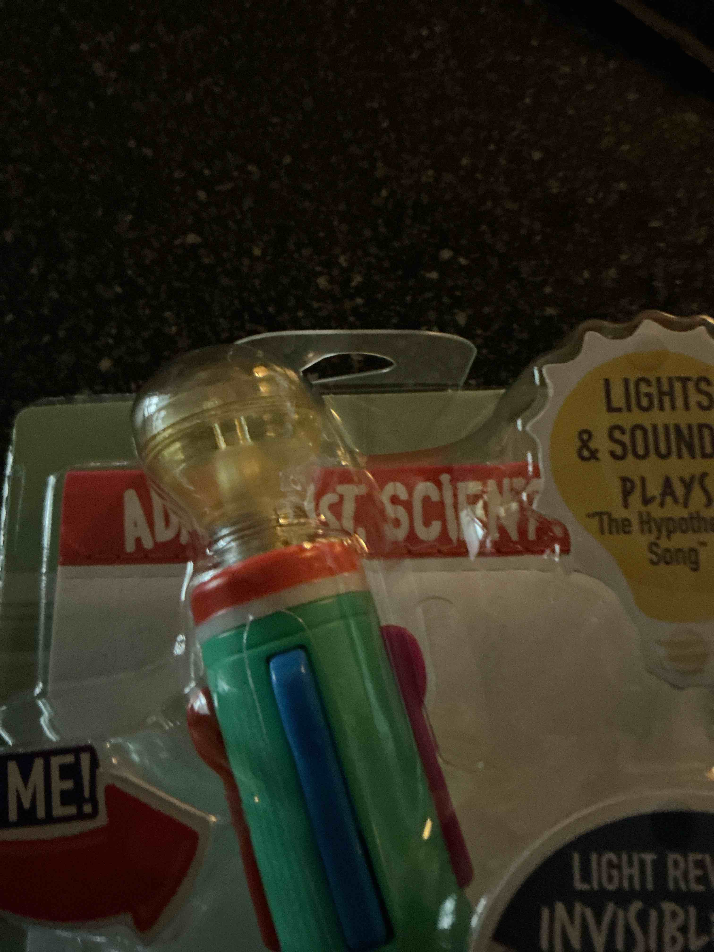 Condition photo showing New/Like New for Ada Twist, Scientist Light and Reveal Pen with Invisible Ink, Lights Up and Plays The The Hypothesis Song, Accessory for Scientist Dress-Up Set, Kids Toys for Ages 3 Up by Just Play
