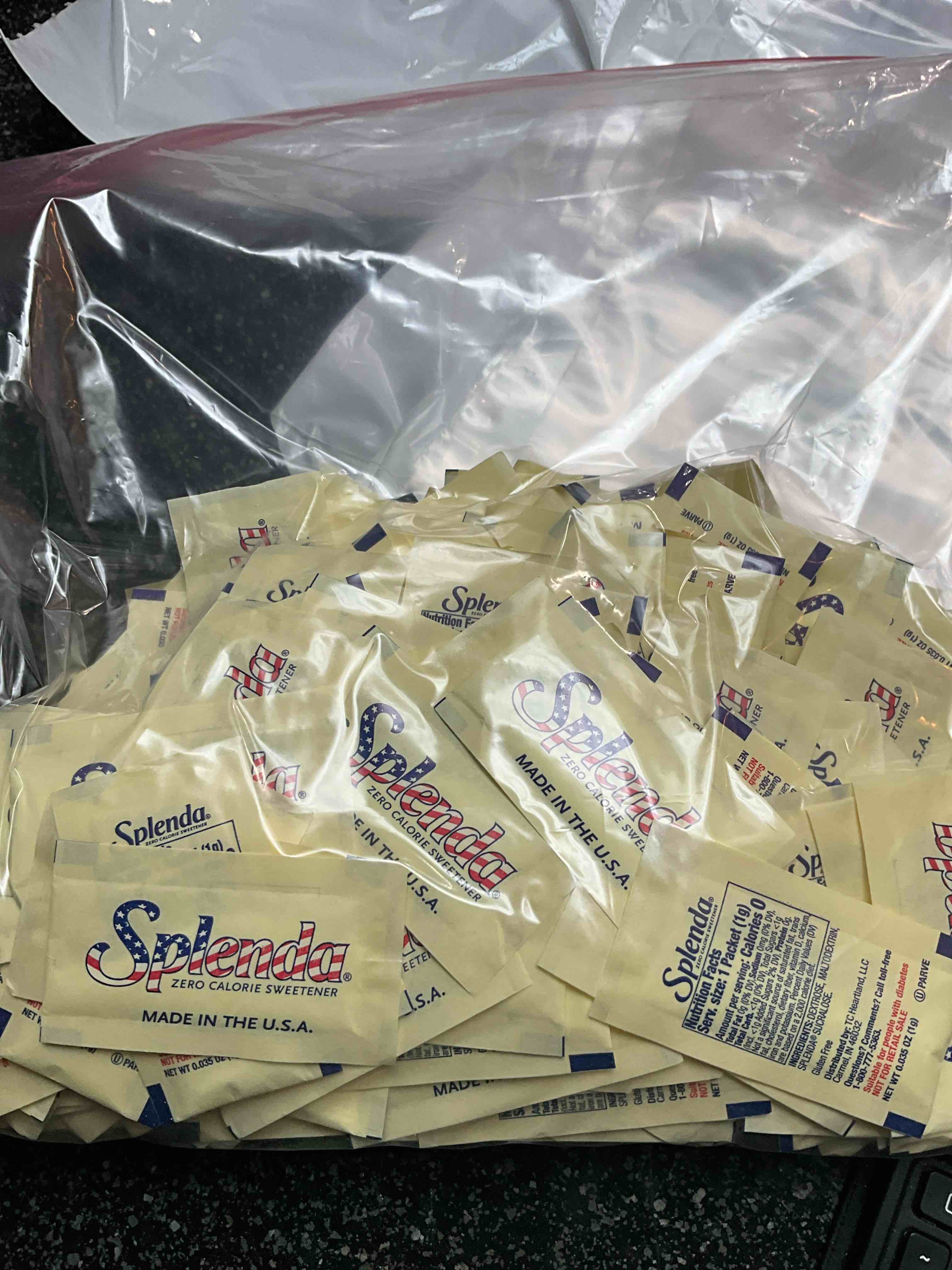 Condition photo showing New/Like New for LOT - Lots & Lots of Splenda Zero Calorie Sweetener - Individual Packets 