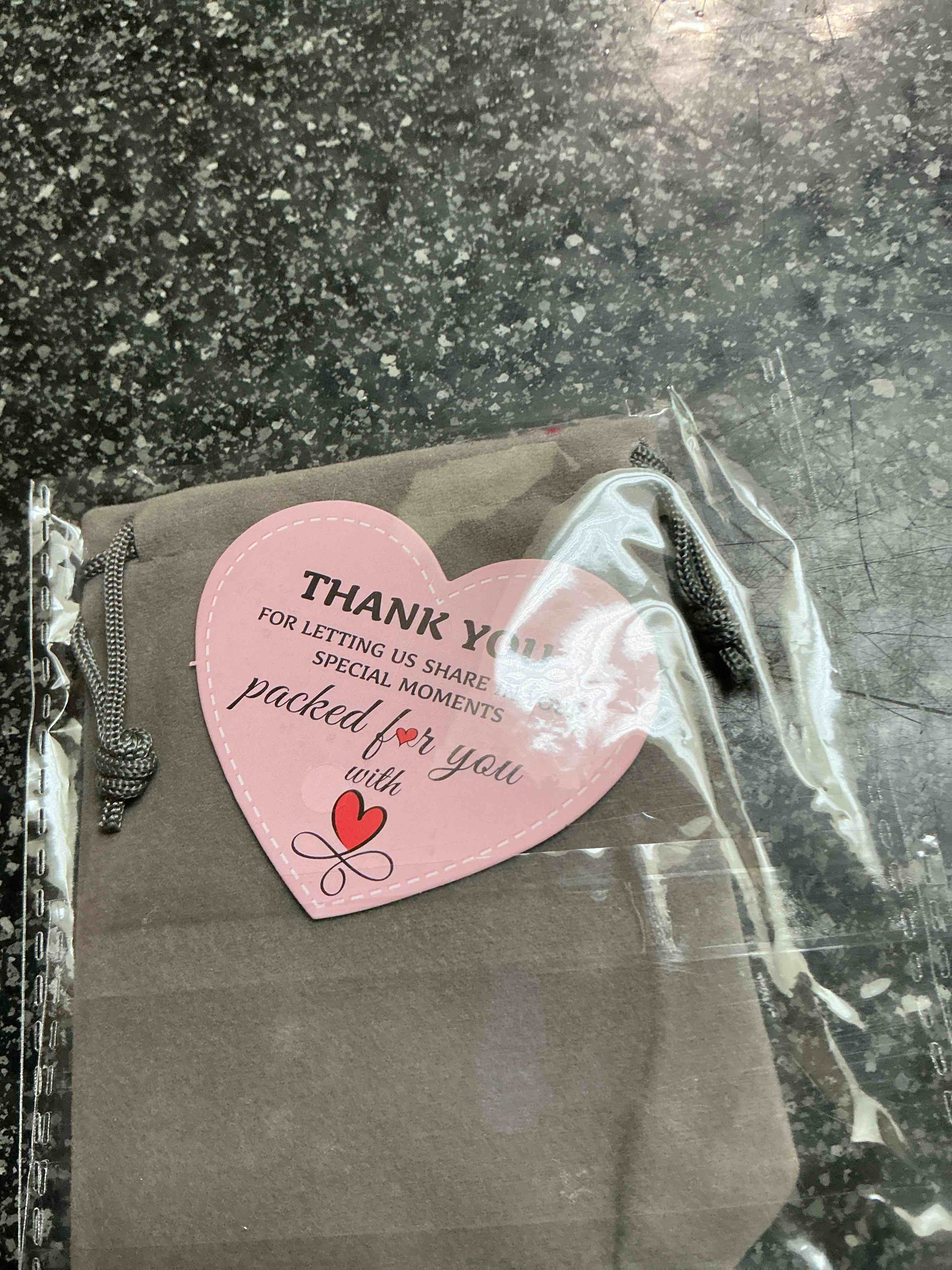 Condition photo showing New/Like New for Cherry Heart Thank You  Patch 