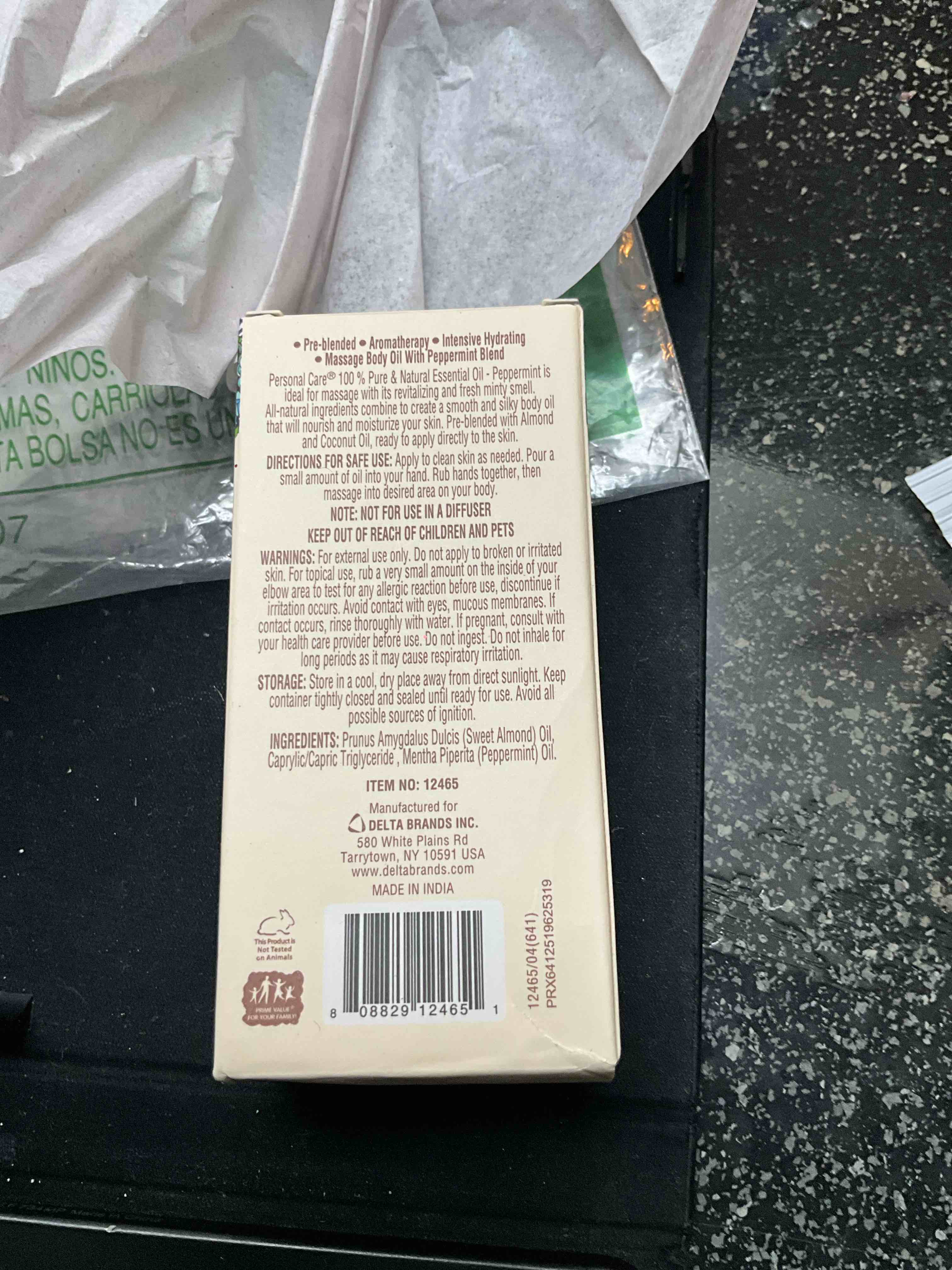 Condition photo showing New/Like New for Personal Care Pure & Natural Essential Oil, Peppermint - 0.27 fl oz Pack of 3