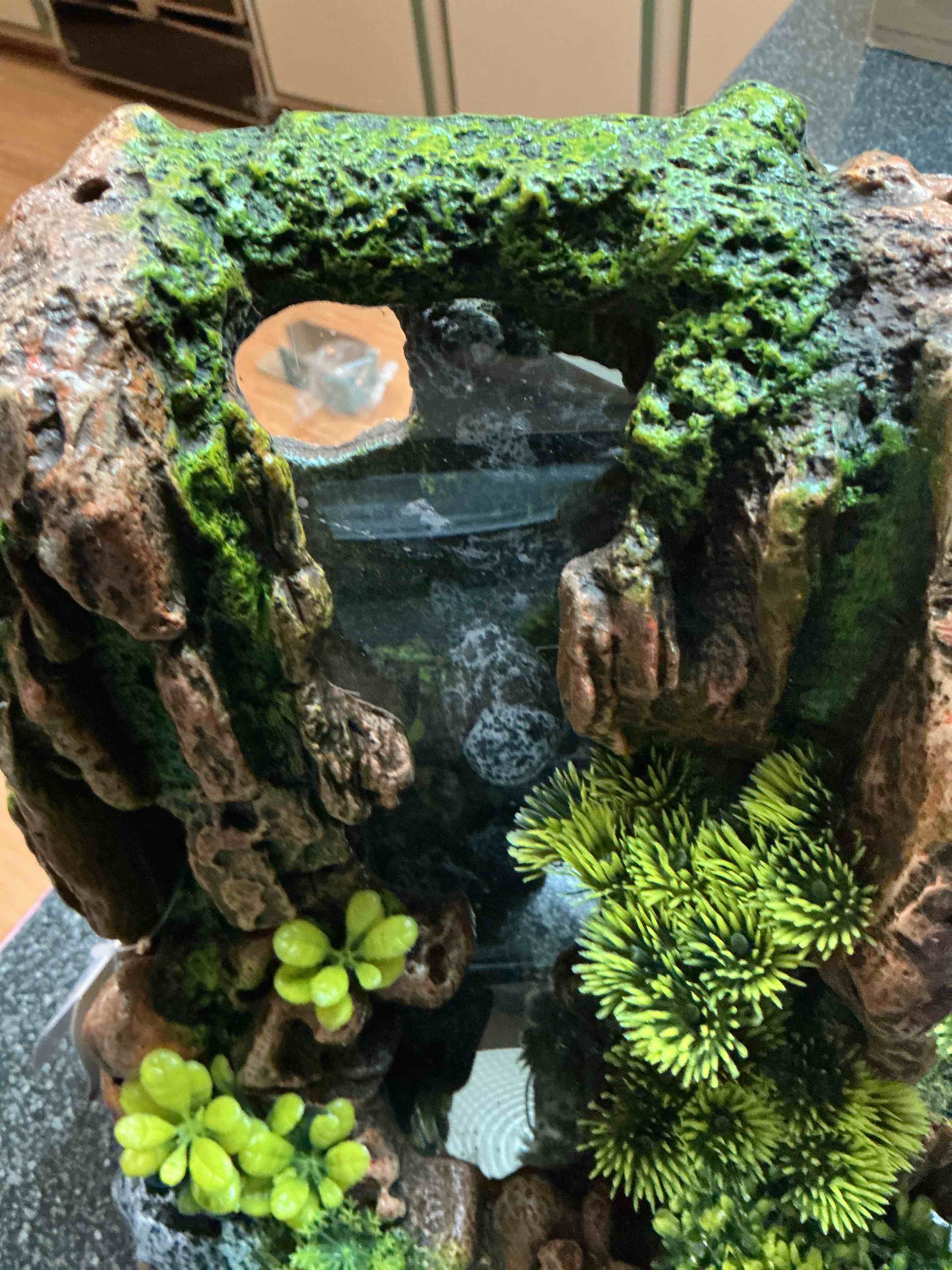 Condition photo showing As Is for Top - Fin Aquarium Decor Bubbler 