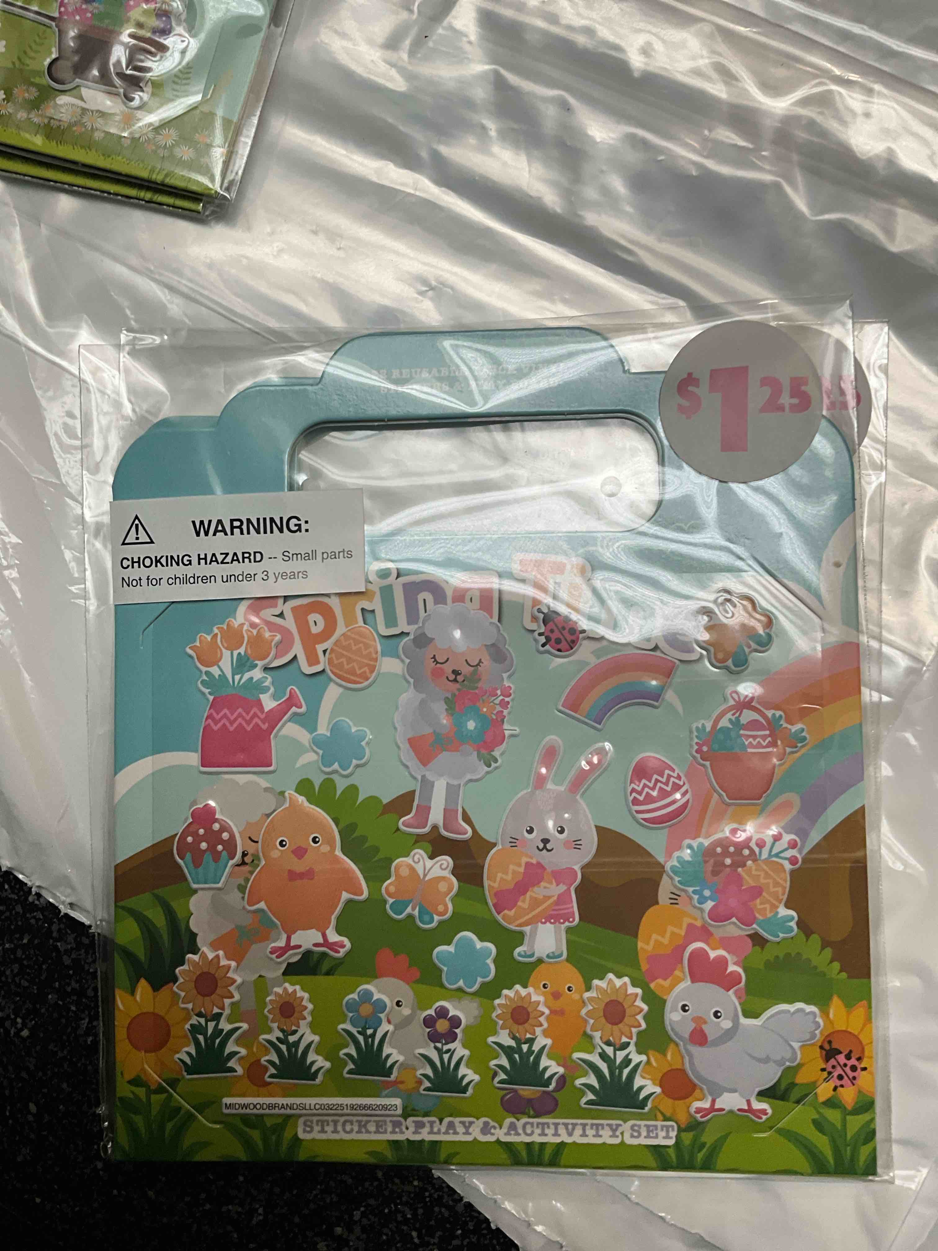 Condition photo showing New/Like New for Sticker Play & Activity Set - 22 Reusable Thick Vinyl Stickers & Play Board 