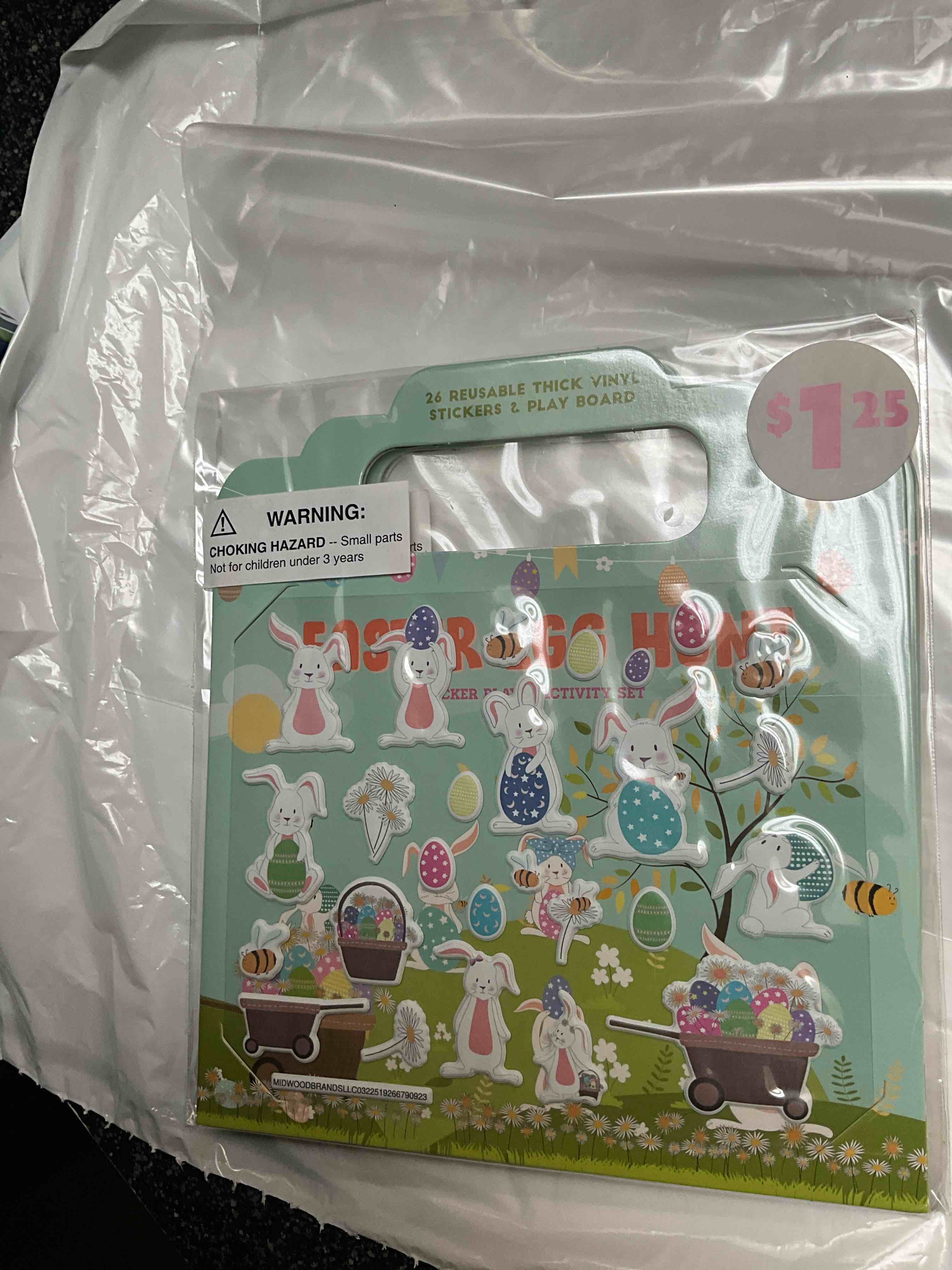 Condition photo showing New/Like New for Easter Egg Hunt - 26 Reusable Sticker & Activity Set 