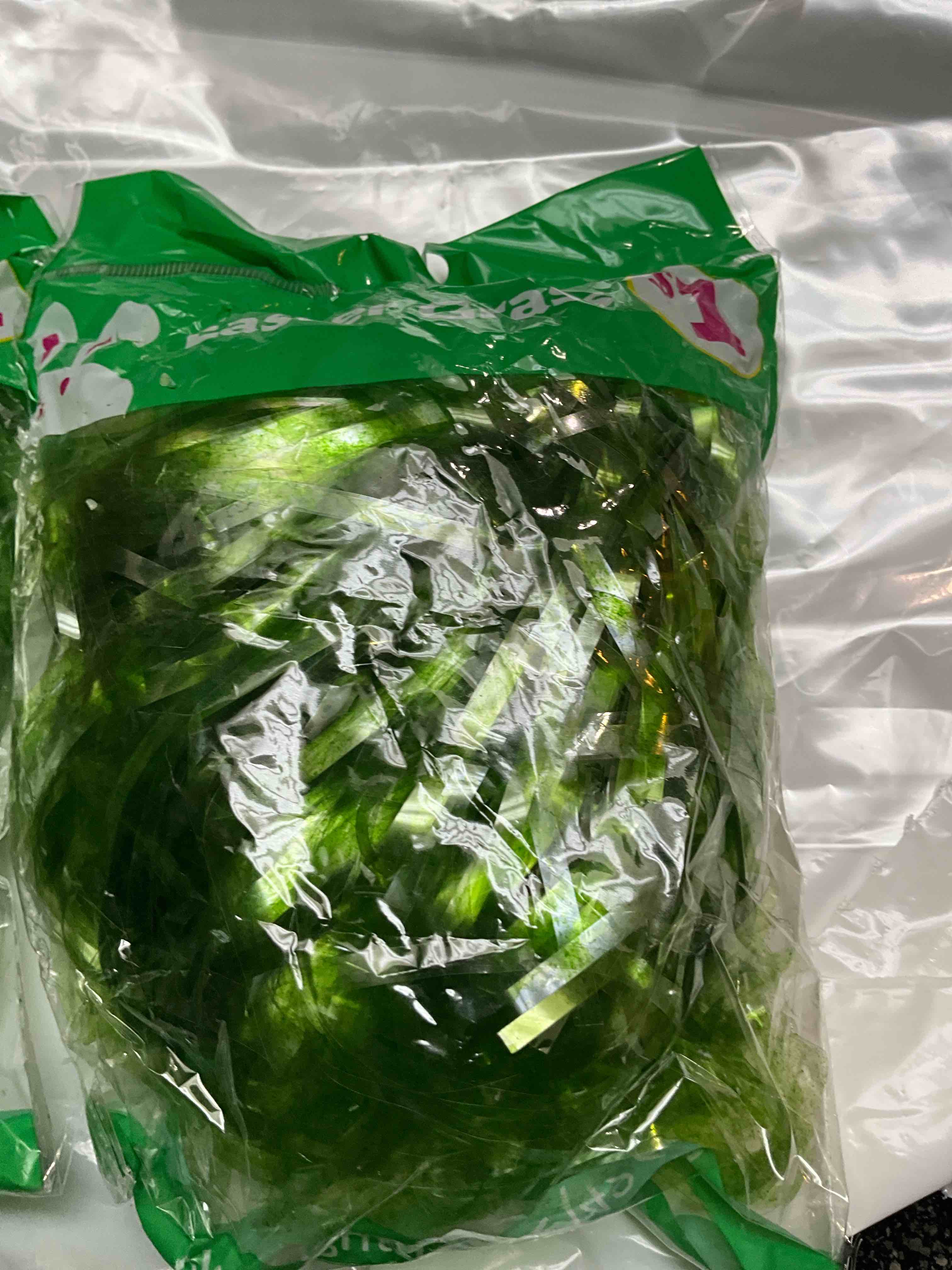 Condition photo showing New/Like New for Easter Basket Grass - Green 