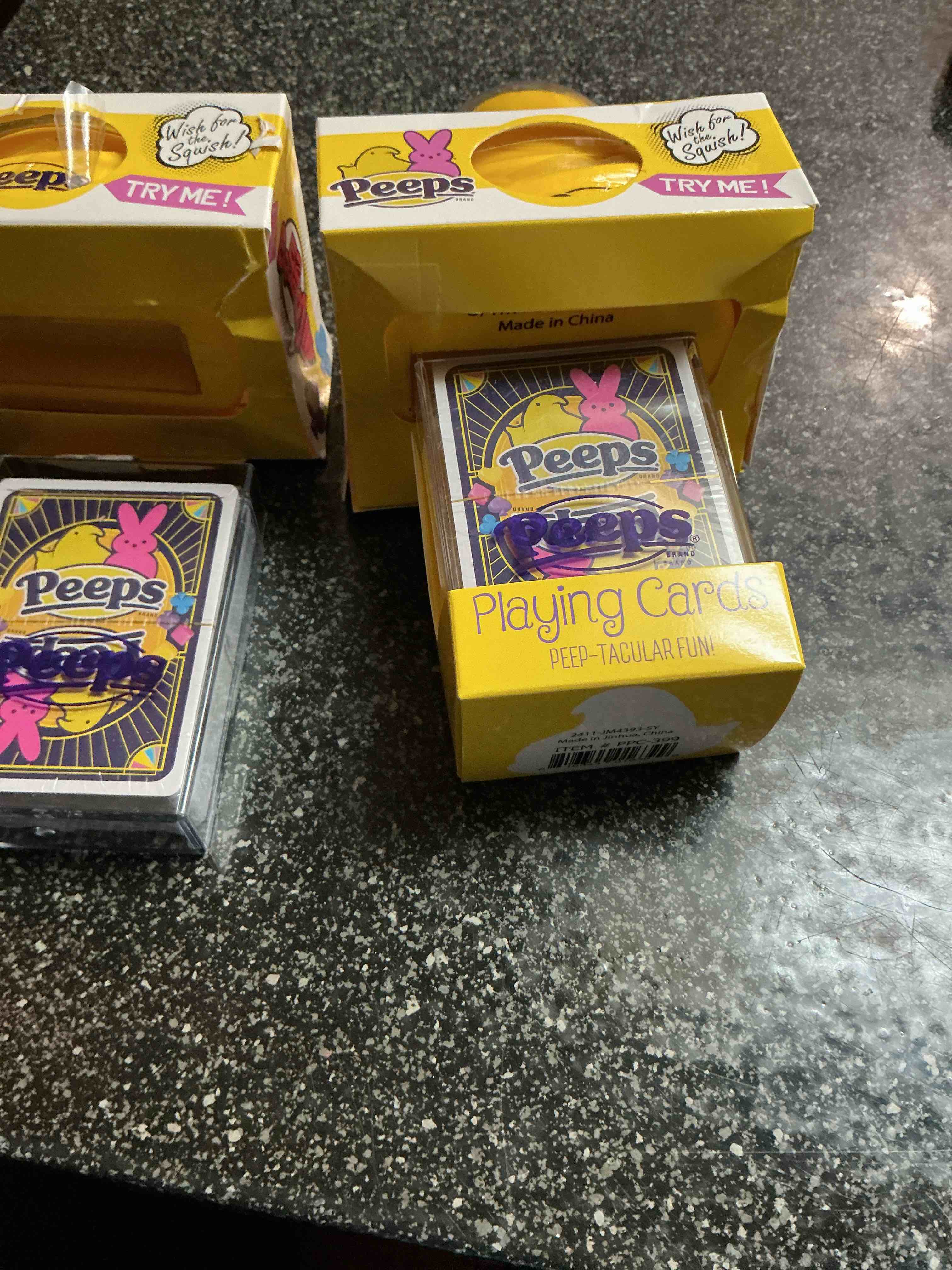 Condition photo showing New/Like New for Peep-Tatular Playing Cards  I Am Squishy Wish For The Squish 